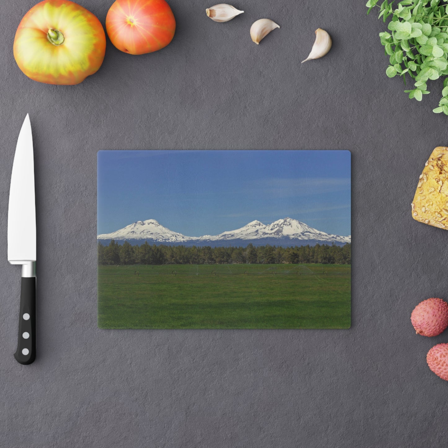 Mountain Field Cutting Board Dishwasher Safe