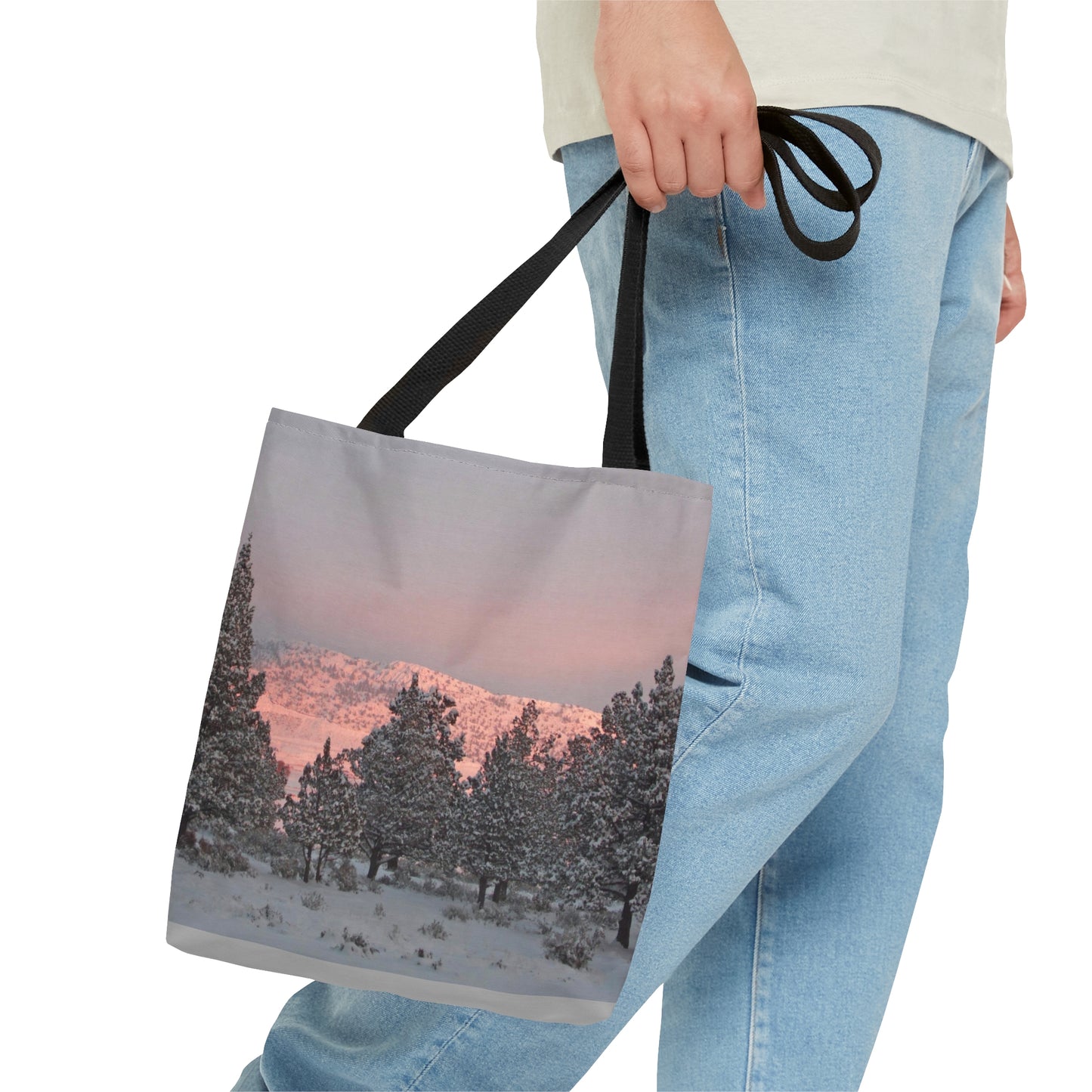 Winter Sunset Tote Bag