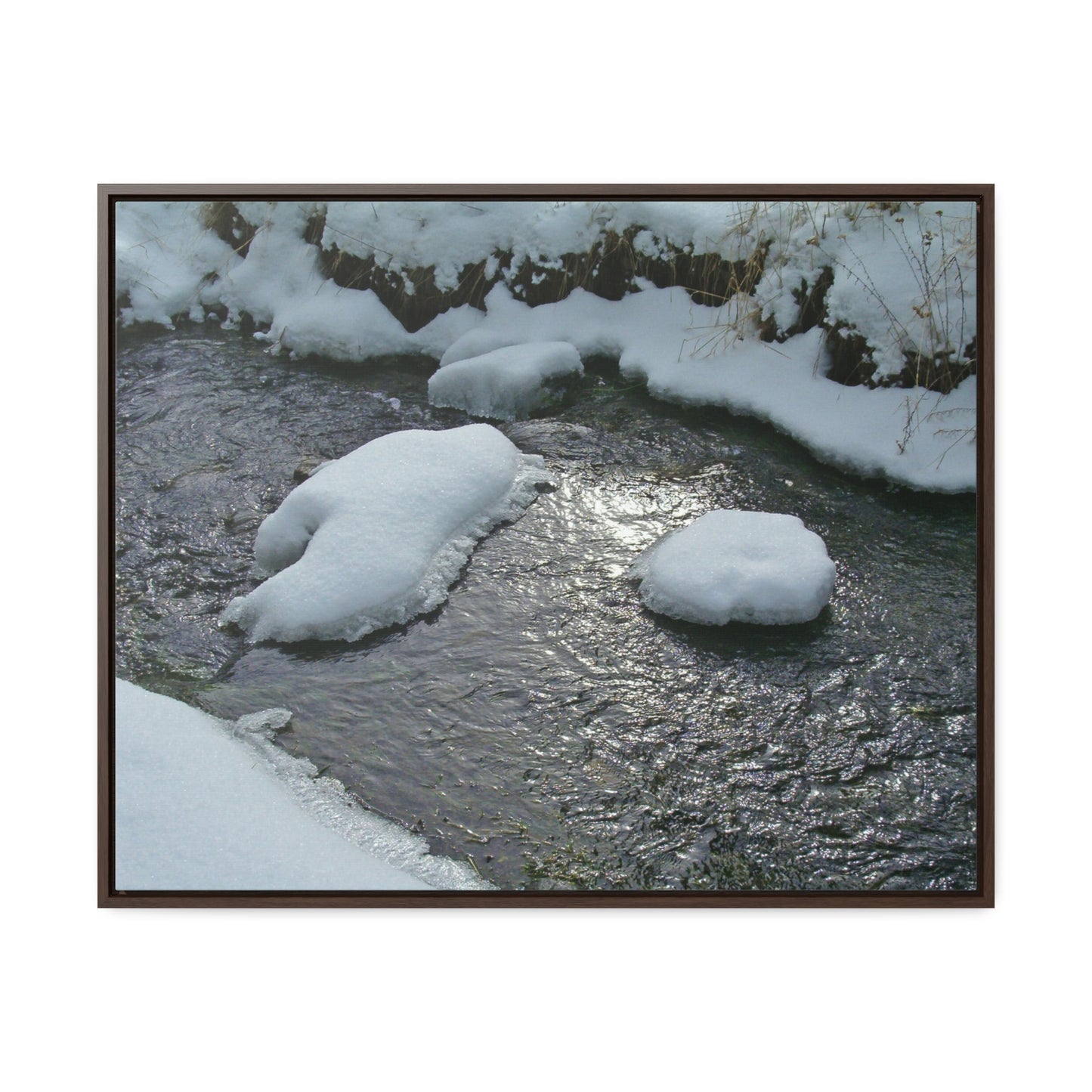 Winter Reflection Gallery Canvas Wraps Framed