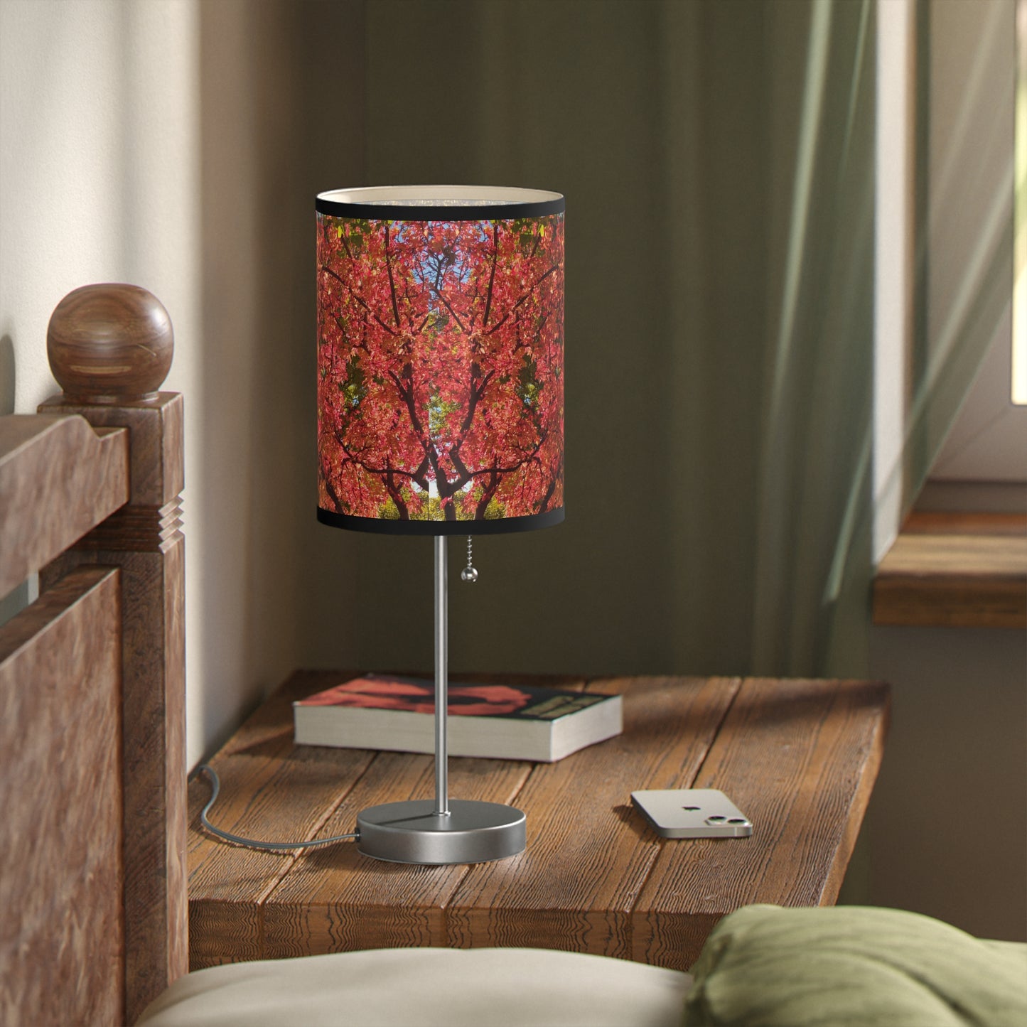 Autumn Glow Lamp on a Stand