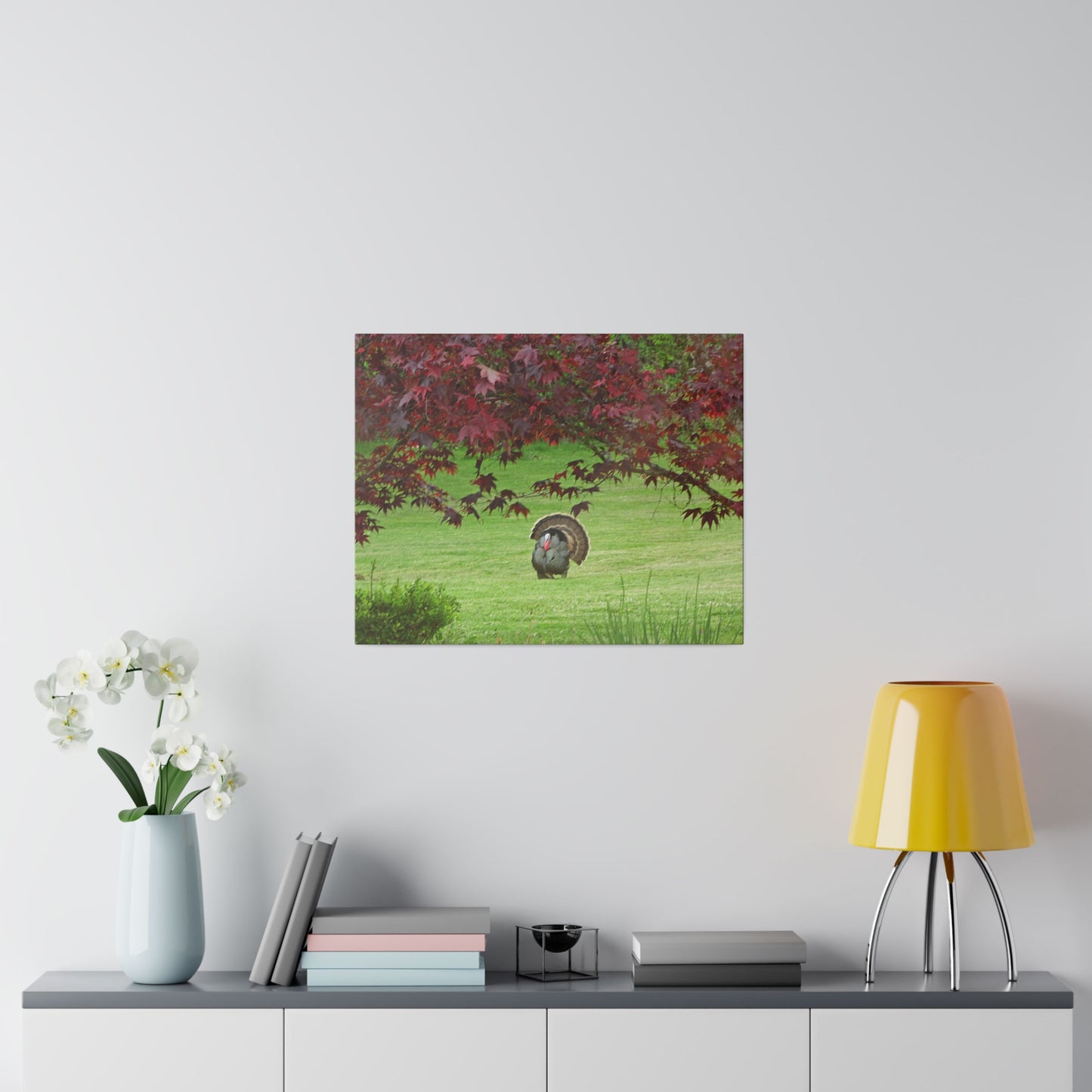 Autumn Turkey Matte Canvas