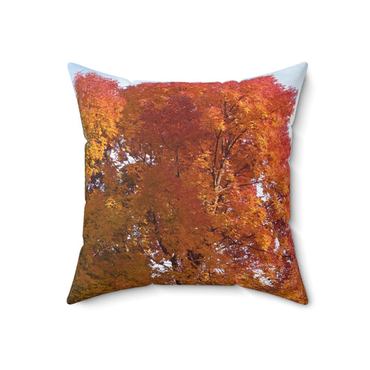 Autumn Radiance Spun Polyester Square Pillow