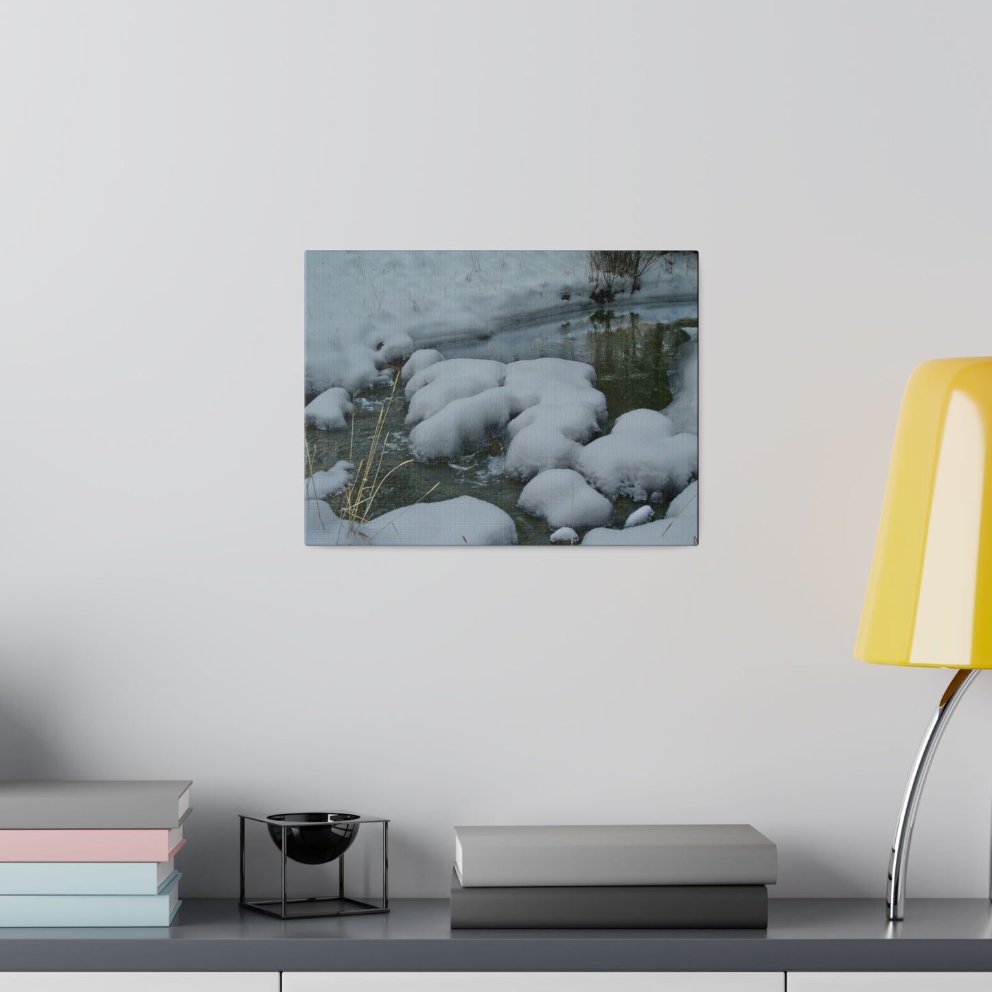 Snowy Islands Matte Canvas