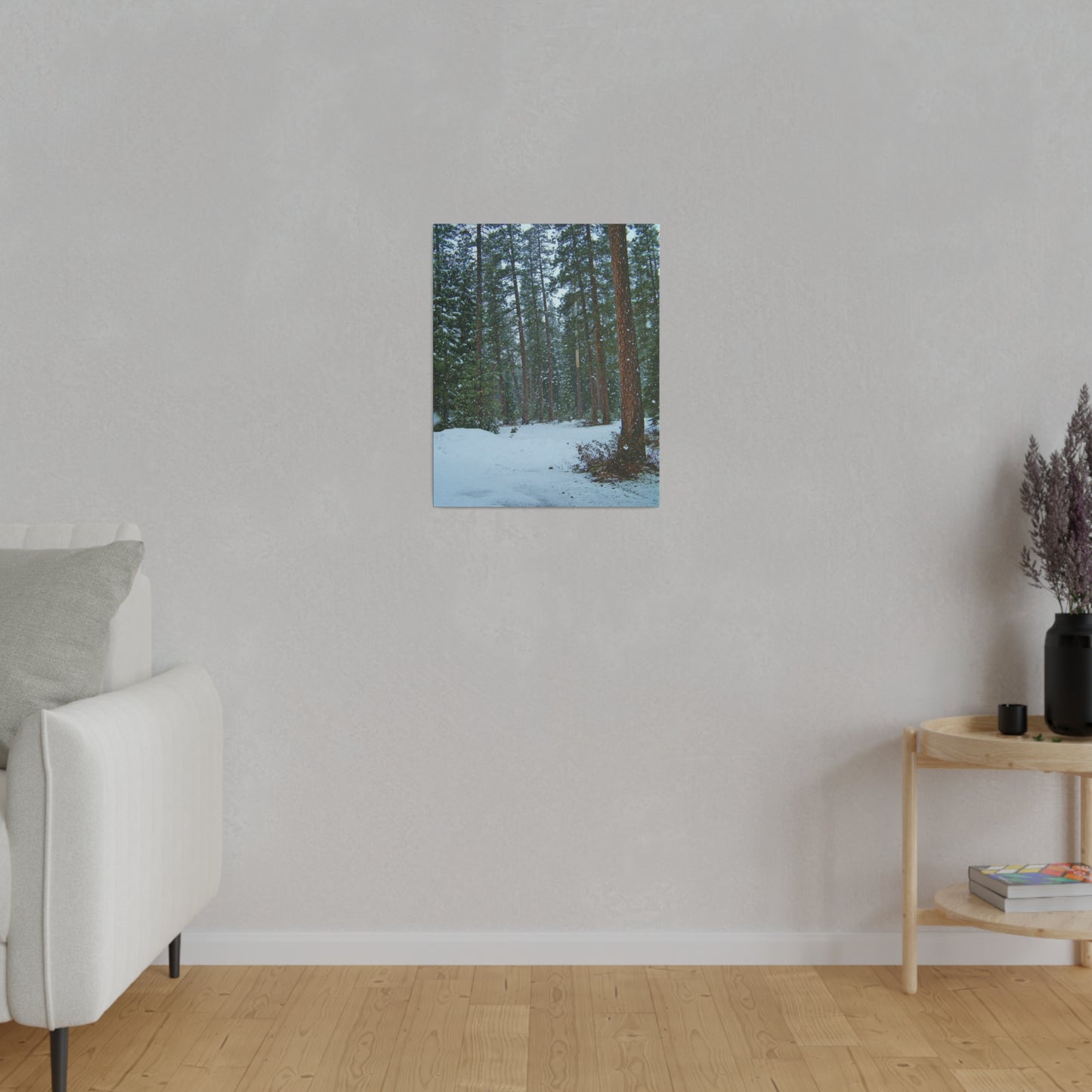 Snowfall Matte Canvas