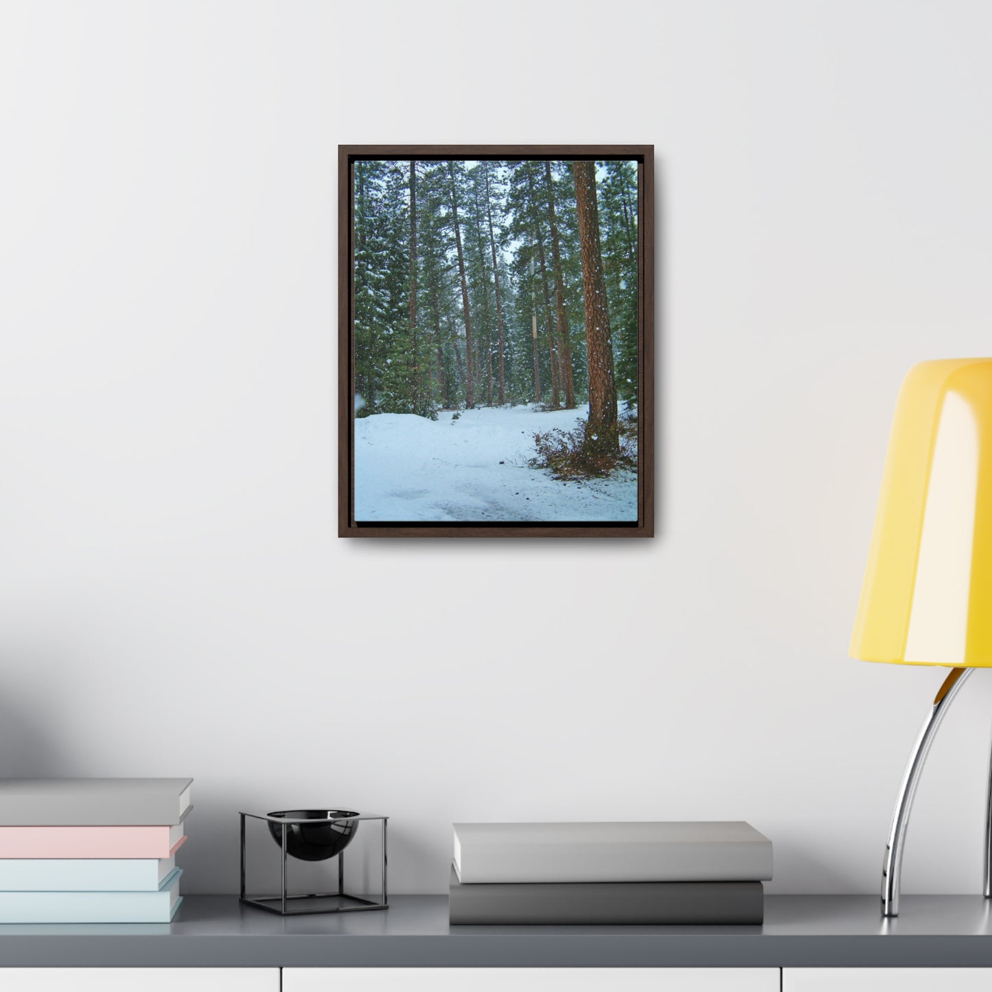 Snowfall Gallery Canvas Wraps Framed