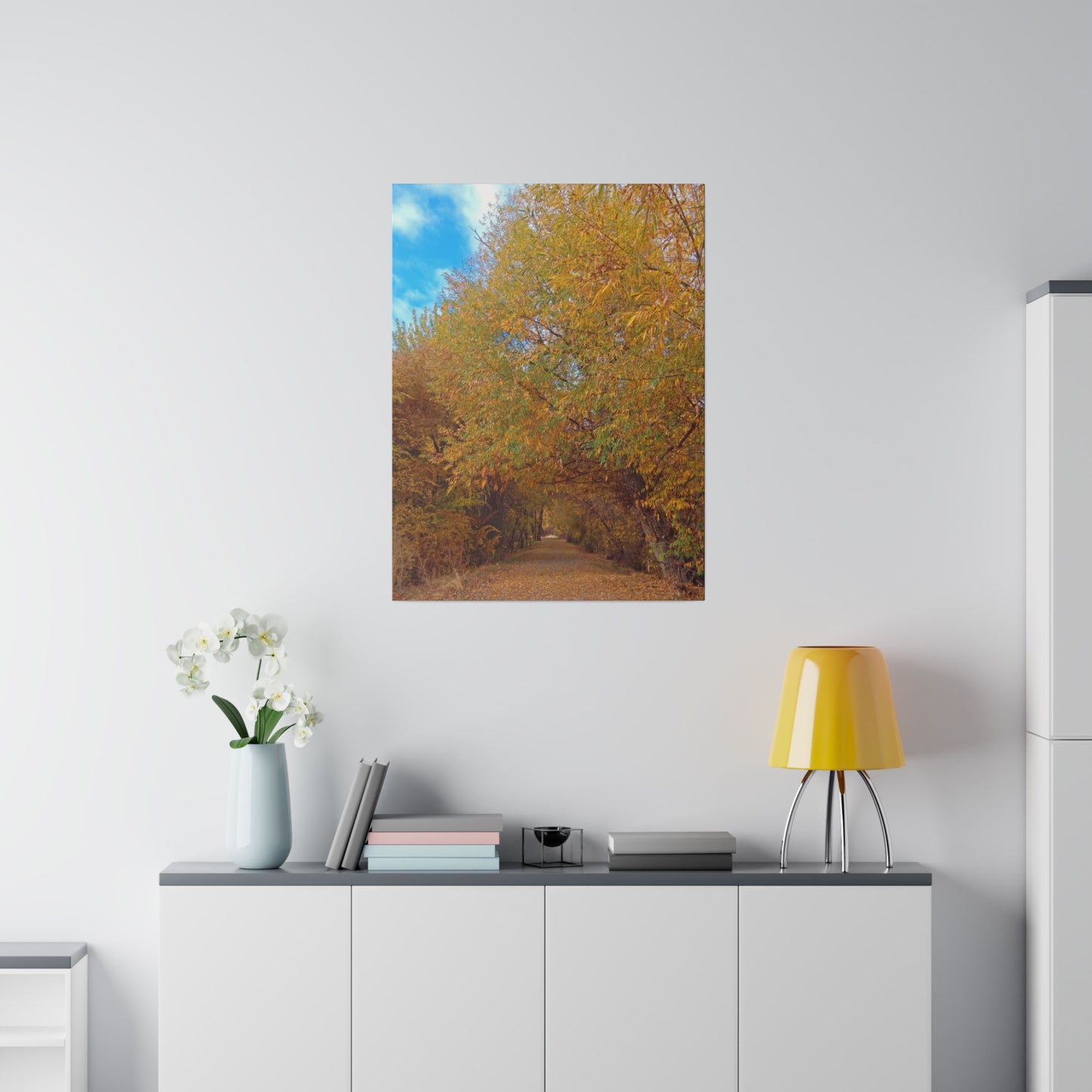 Autumn Path Matte Canvas