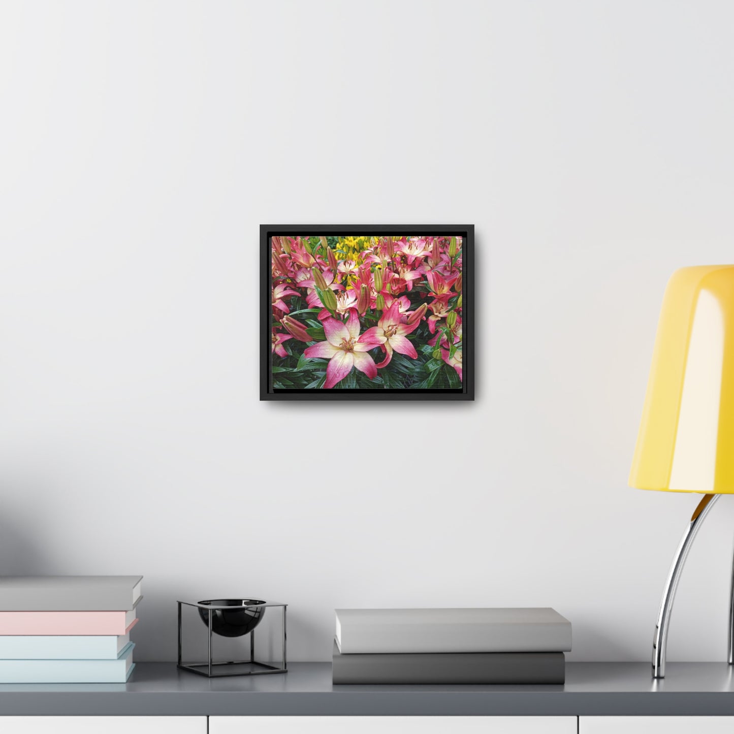 Lovely Lilies Gallery Canvas Wraps Framed