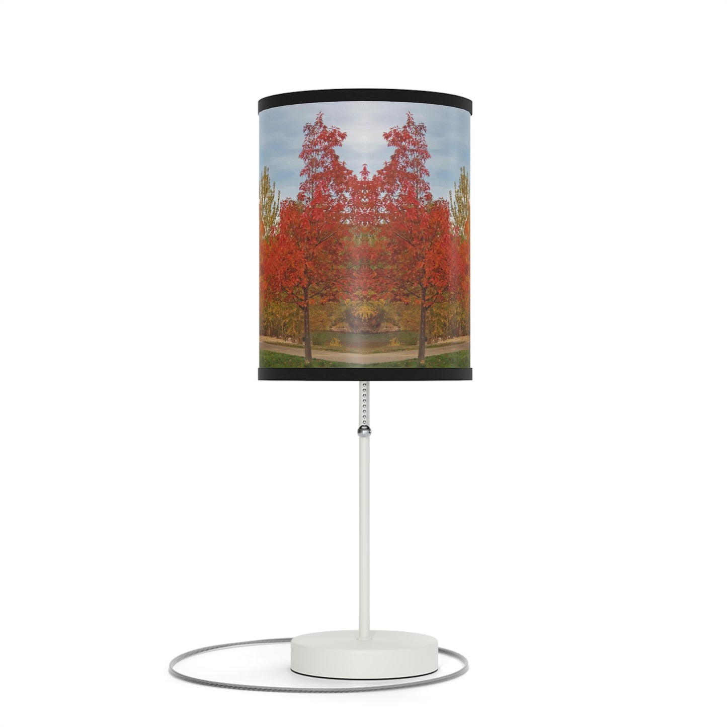 Autumn Serenity Lamp on a Stand