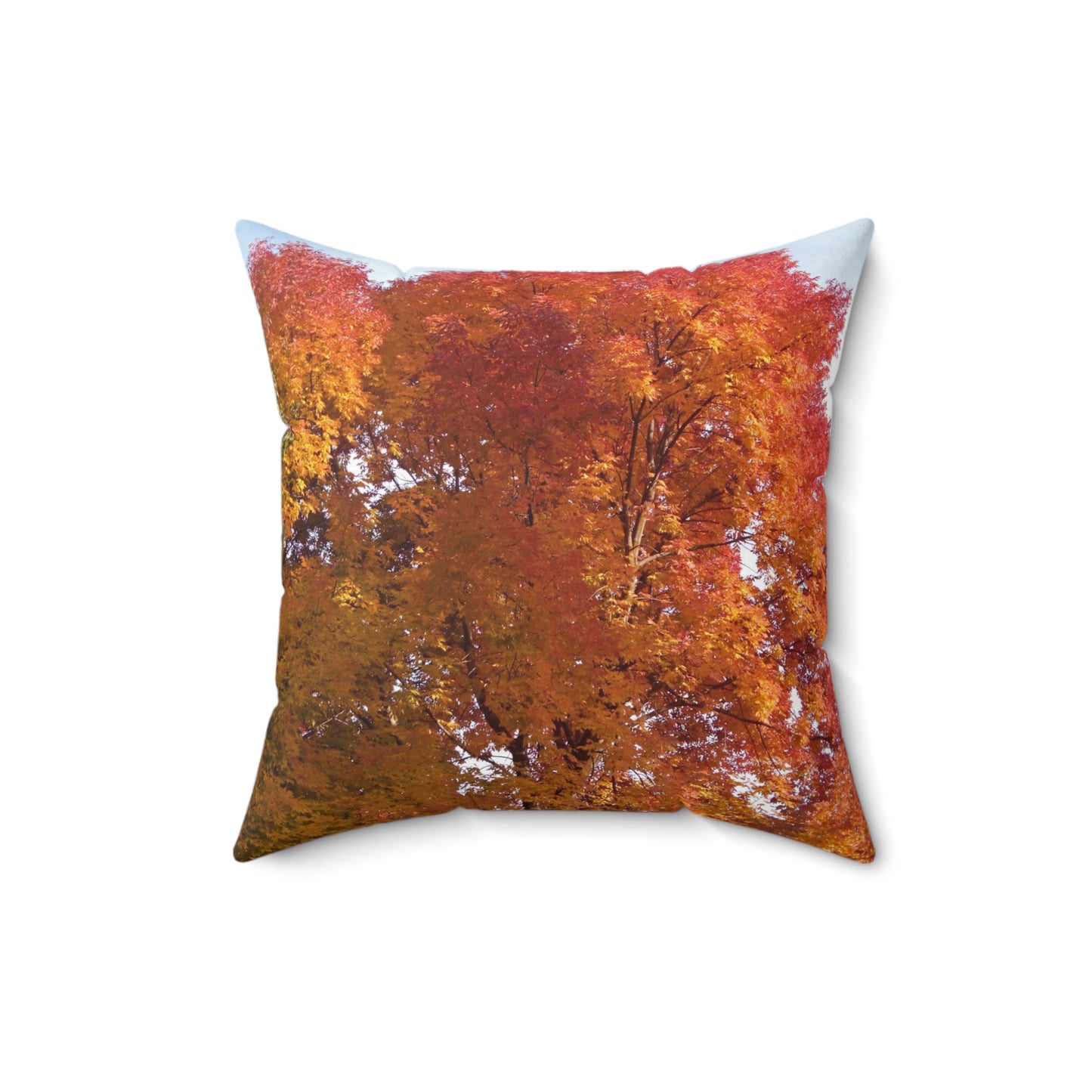 Autumn Radiance Spun Polyester Square Pillow