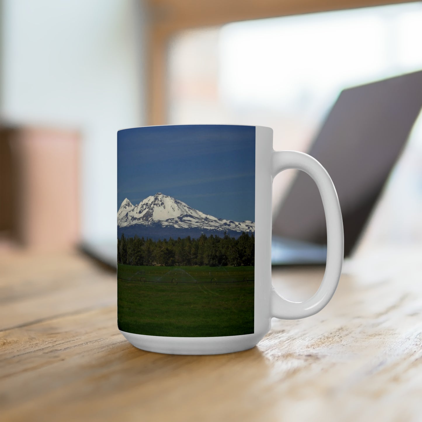 Mountain Field Ceramic Mug 15oz