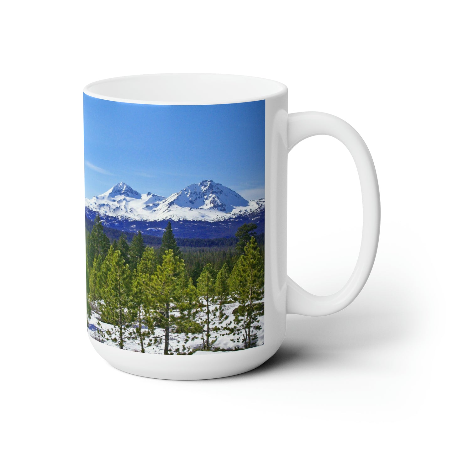 Winter Two Sisters Ceramic Mug 15oz