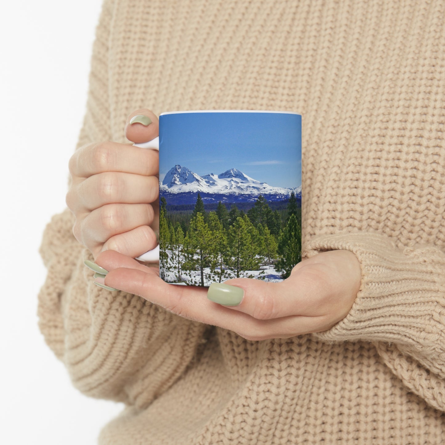 Winter Two Sisters Ceramic Mug 11oz