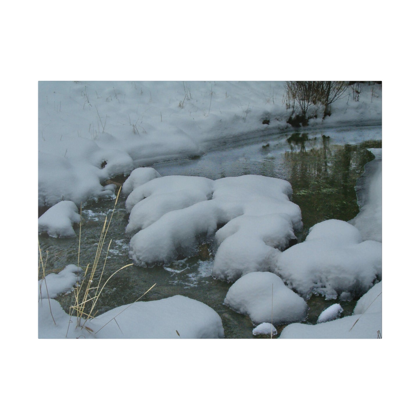 Snowy Islands Matte Canvas
