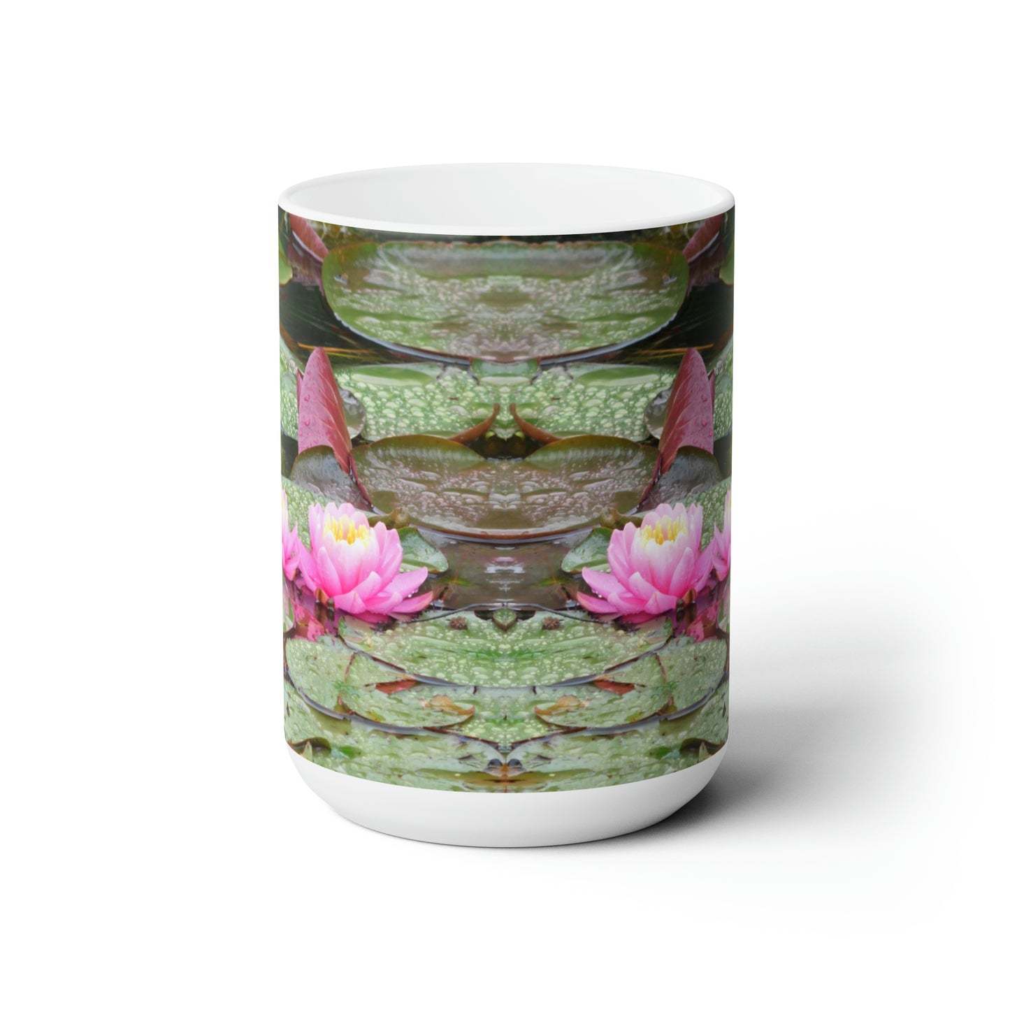 Water Lilies Ceramic Mug 15oz