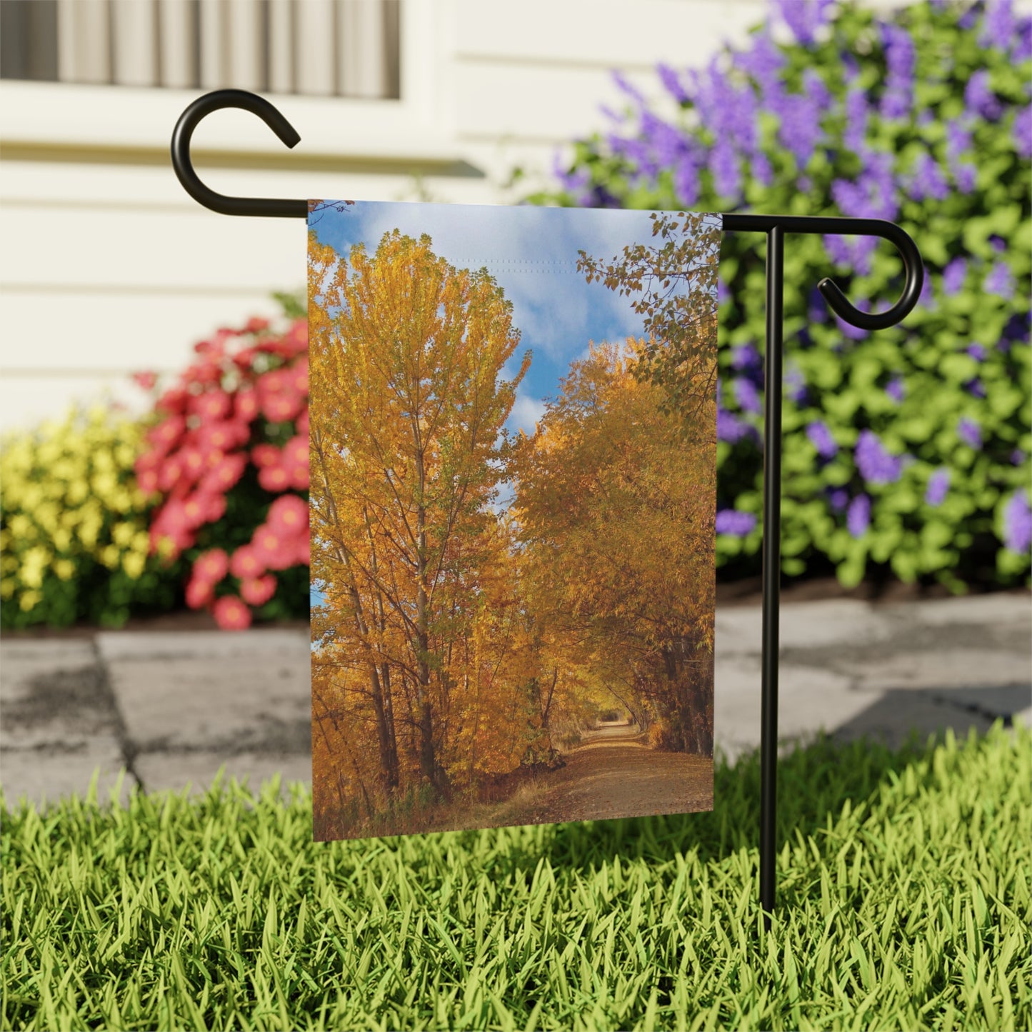 Autumn Trail Garden & House Banner
