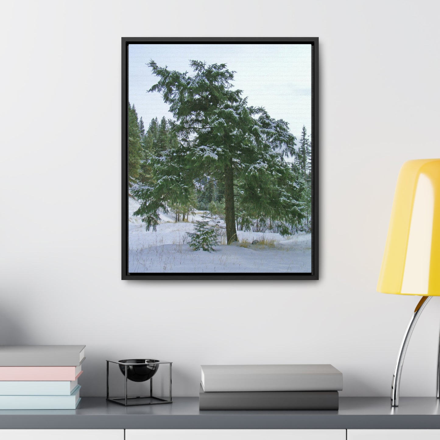 Winter Protector Gallery Canvas Wraps Framed