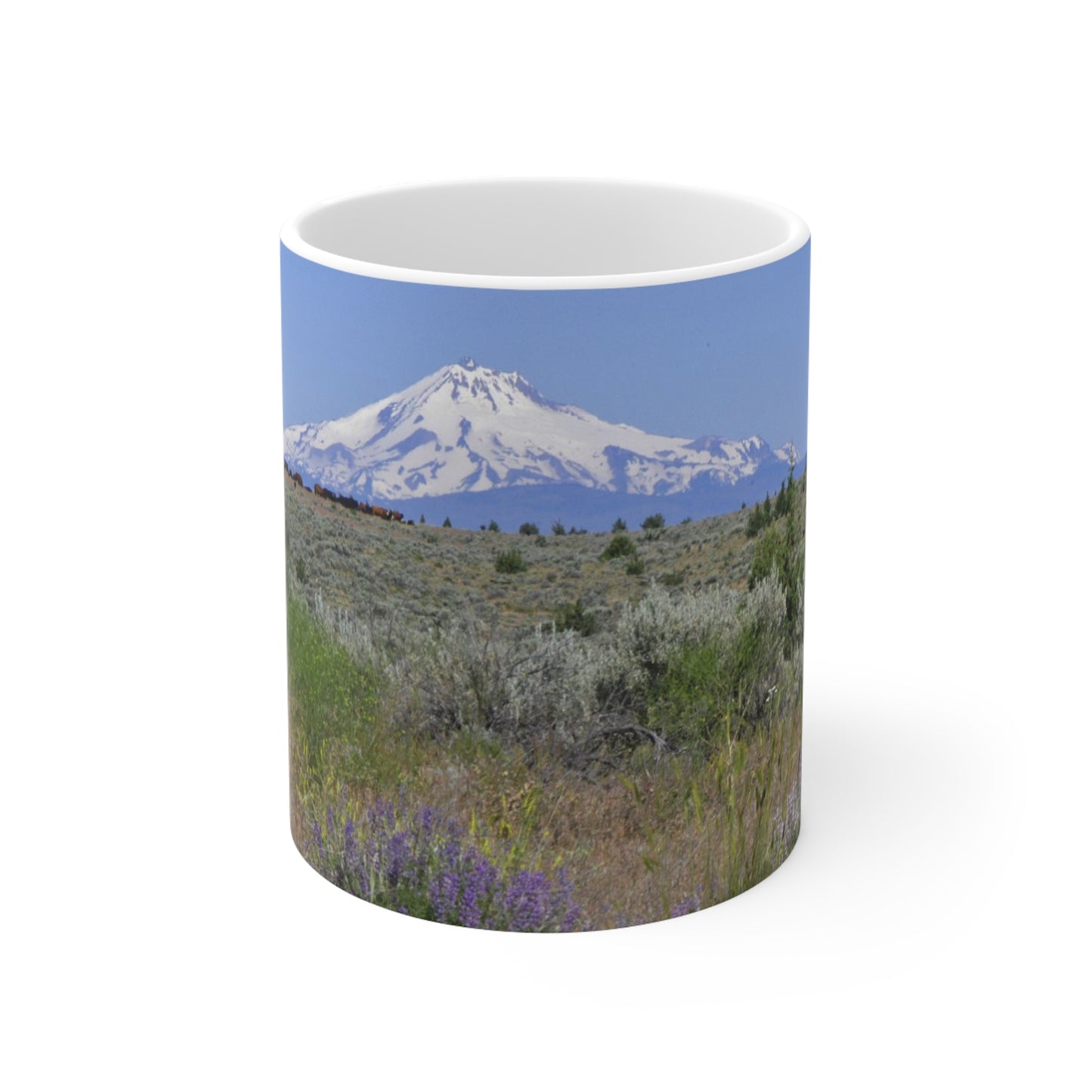 Lupine & Sage Mountain Ceramic Mug 11oz