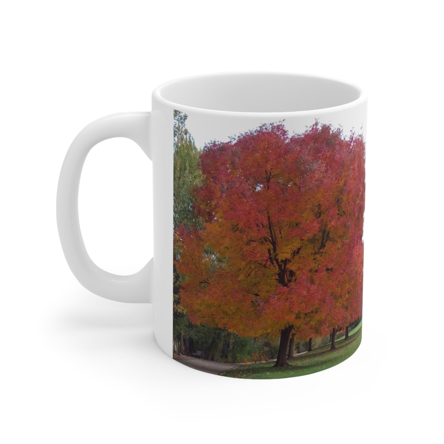 Autumn Tree Mid Fall Ceramic Mug 11oz