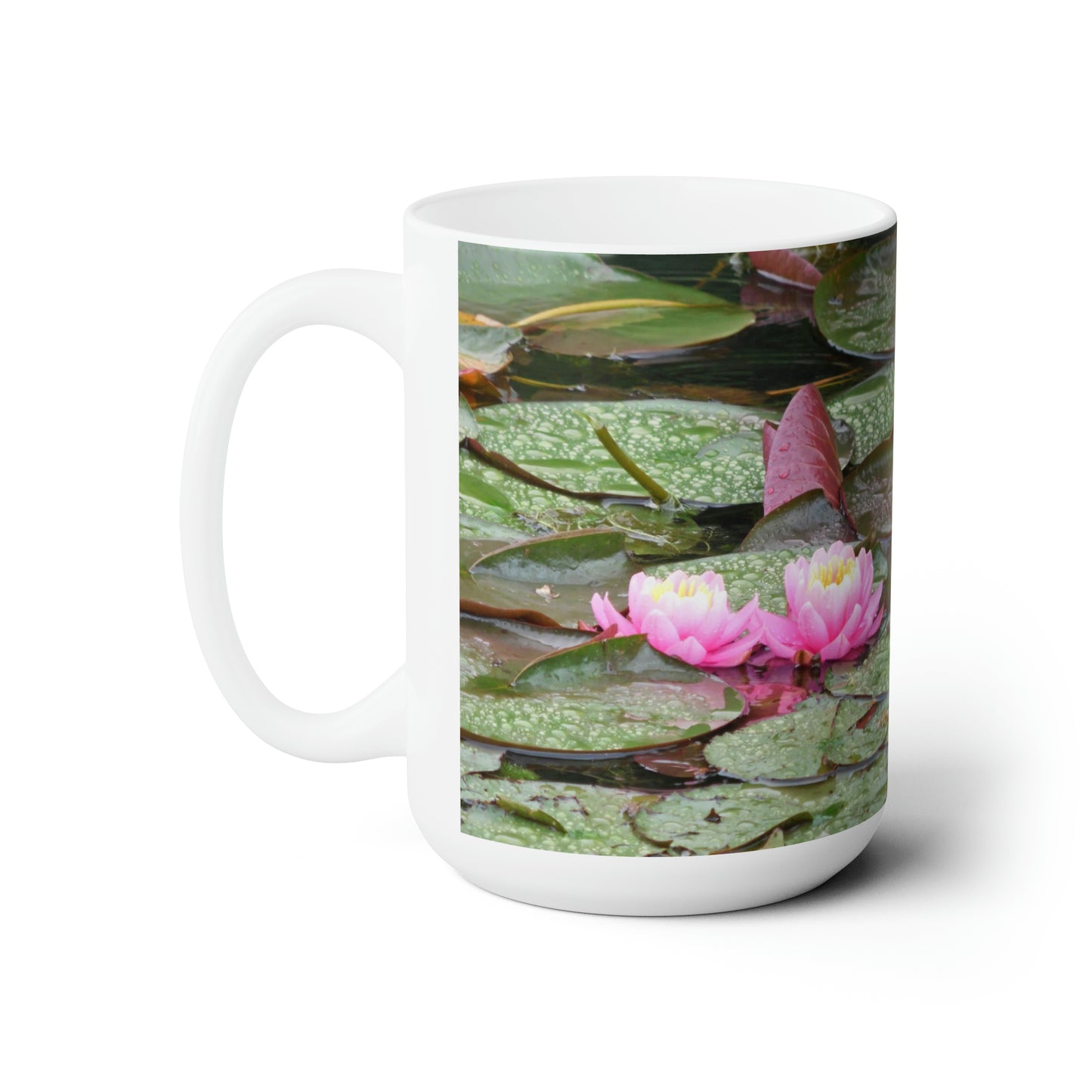 Water Lilies Ceramic Mug 15oz