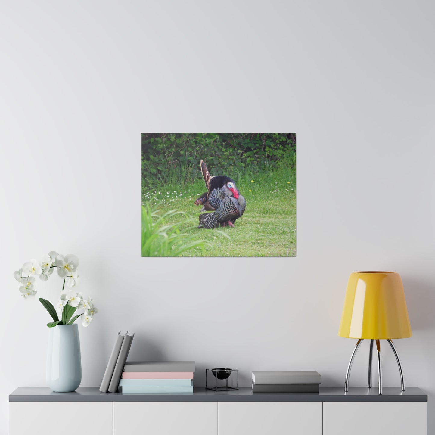 Turkey Trot Matte Canvas