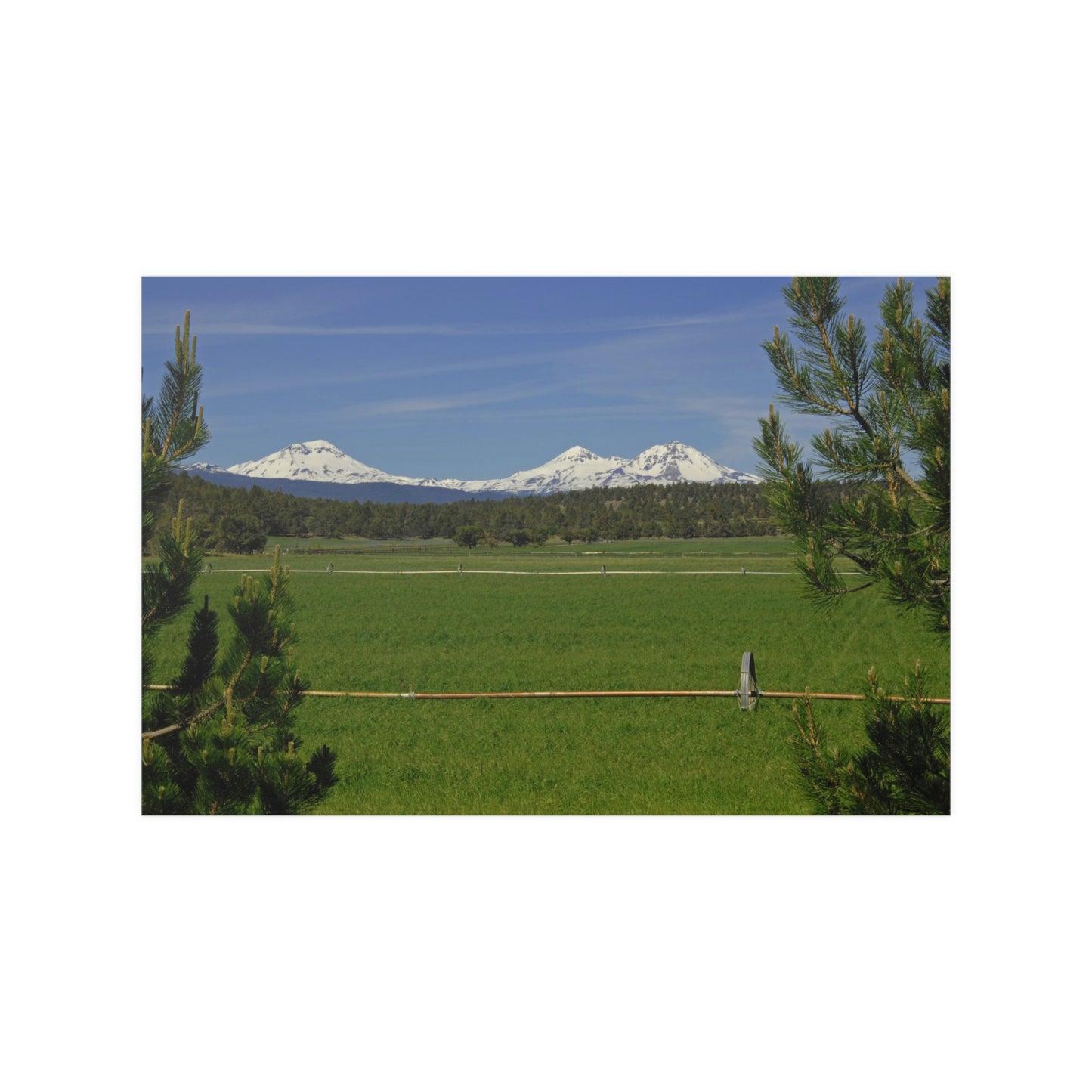 Mountain Pasture Satin Posters