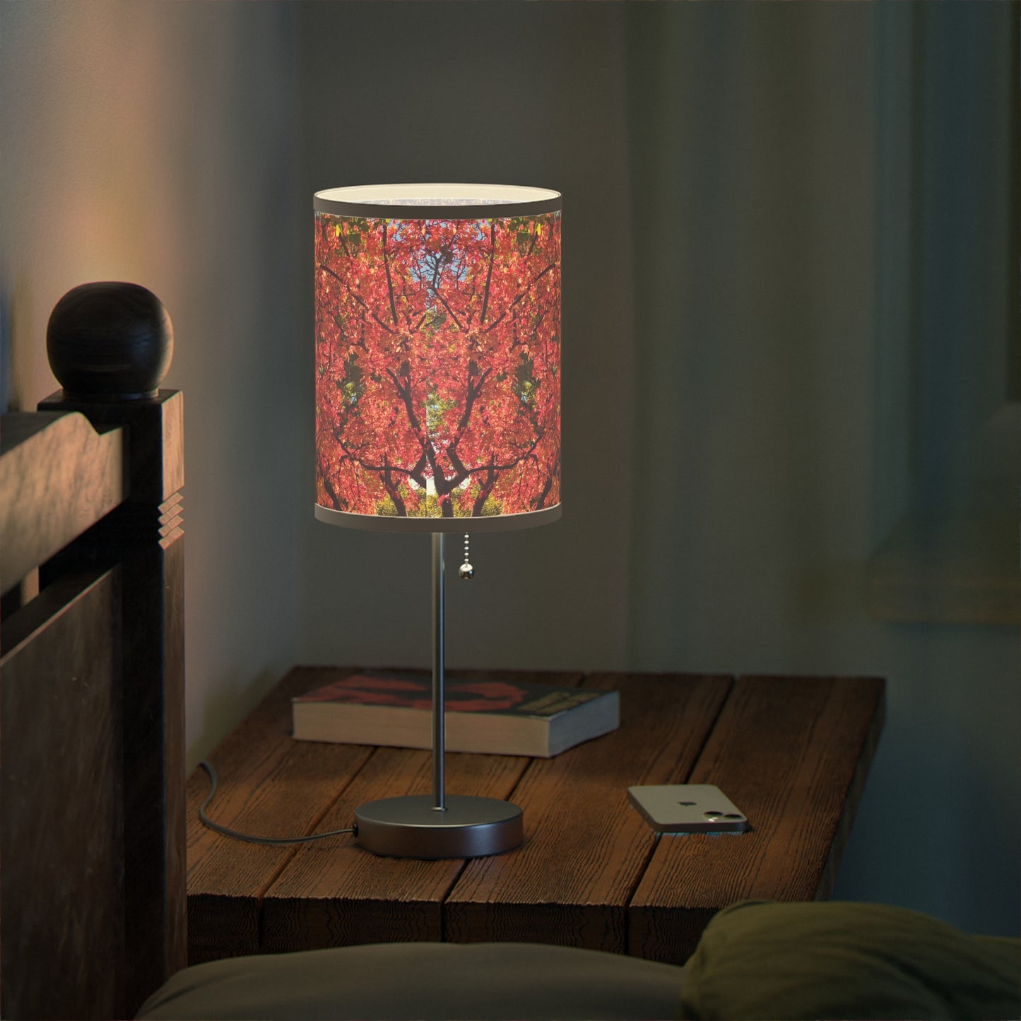 Autumn Glow Lamp on a Stand