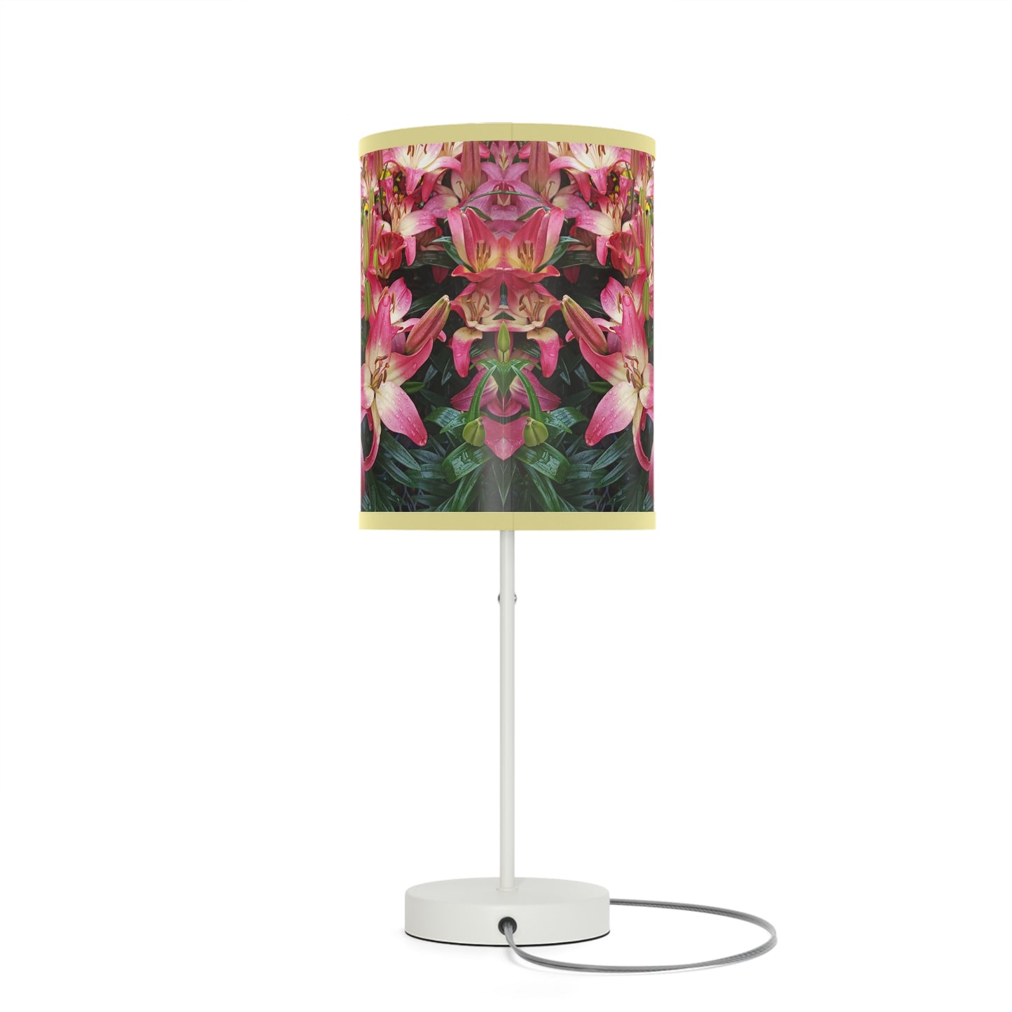 Lovely Lilies Lamp on a Stand
