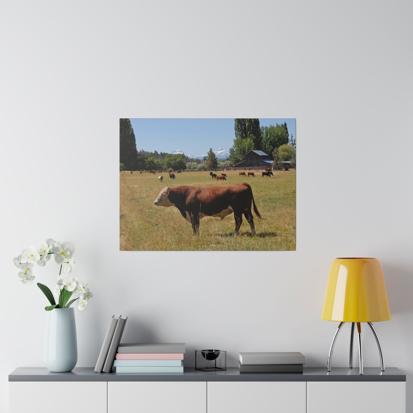 King Of The Pasture Matte Canvas