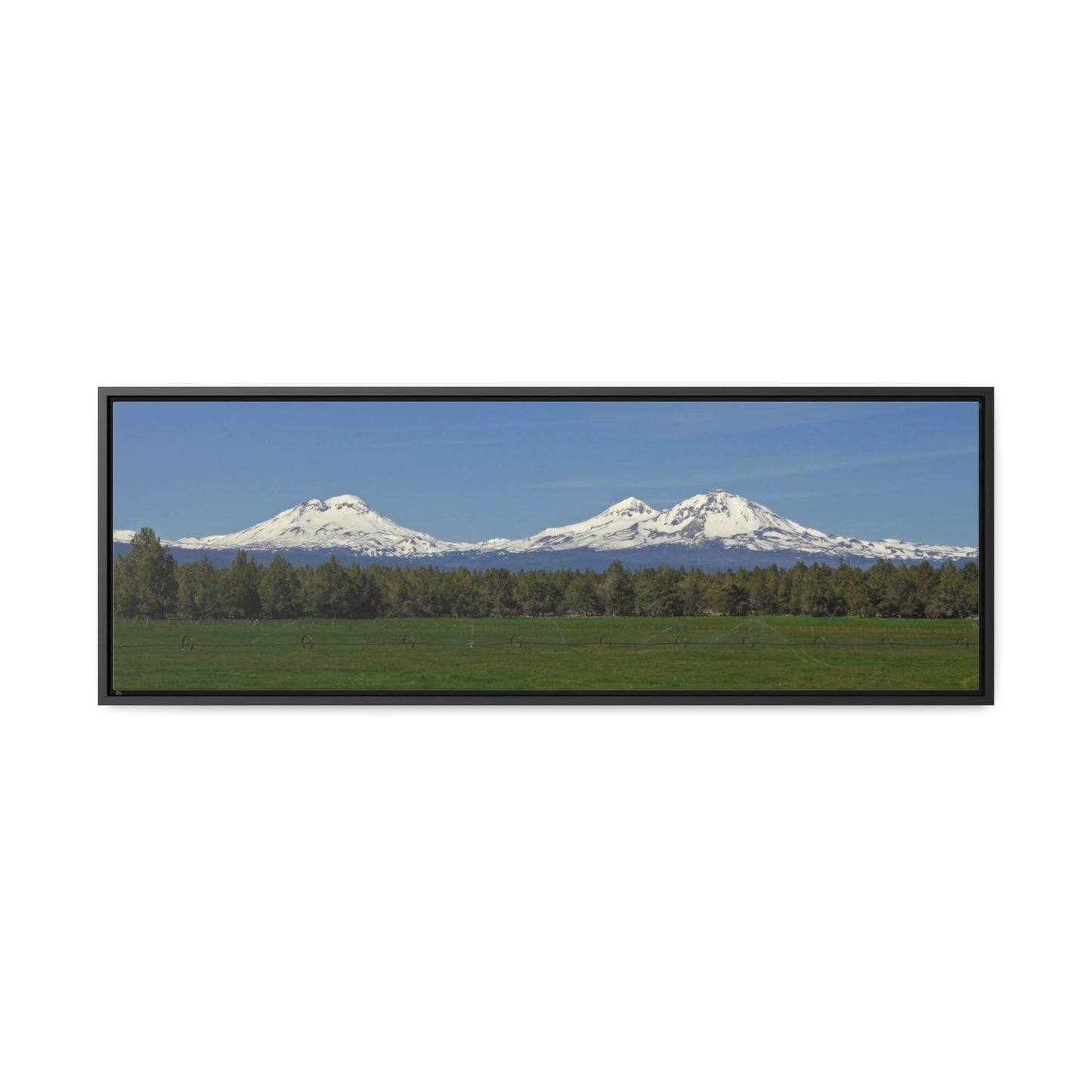 Mountain Field Gallery Canvas Wraps Panoramic Framed