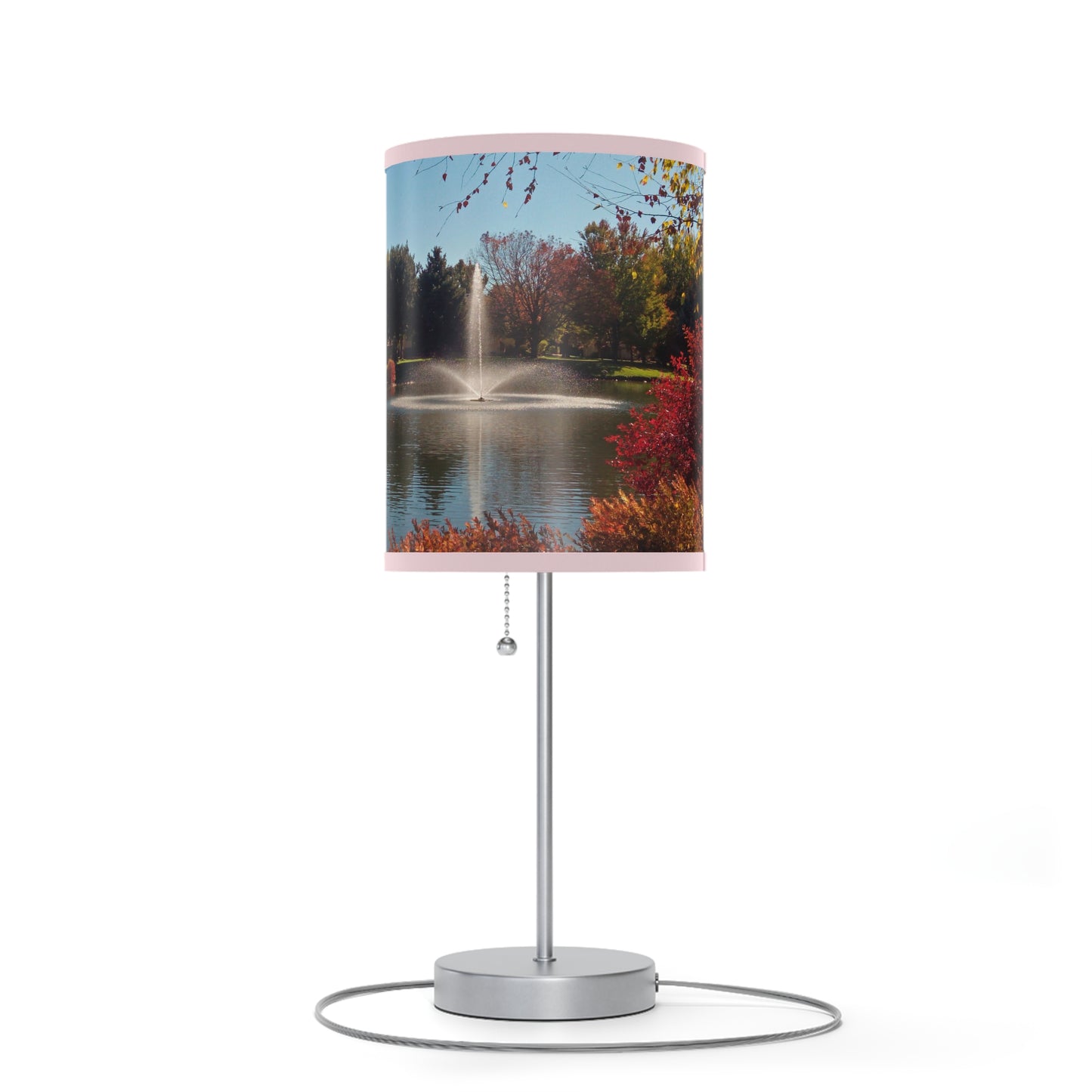 Autumn Fountain Lamp on a Stand