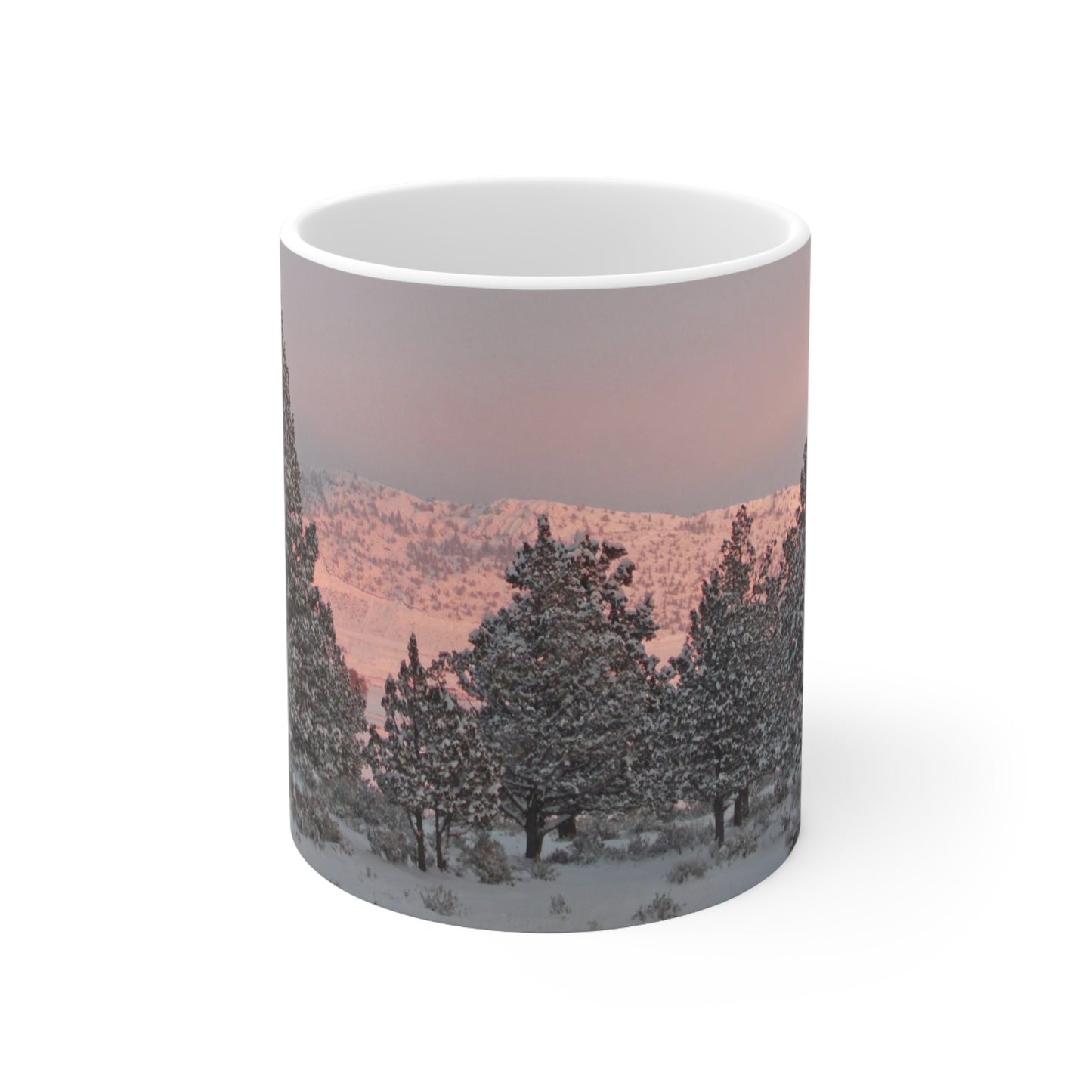 Winter Sunset Ceramic Mug 11oz