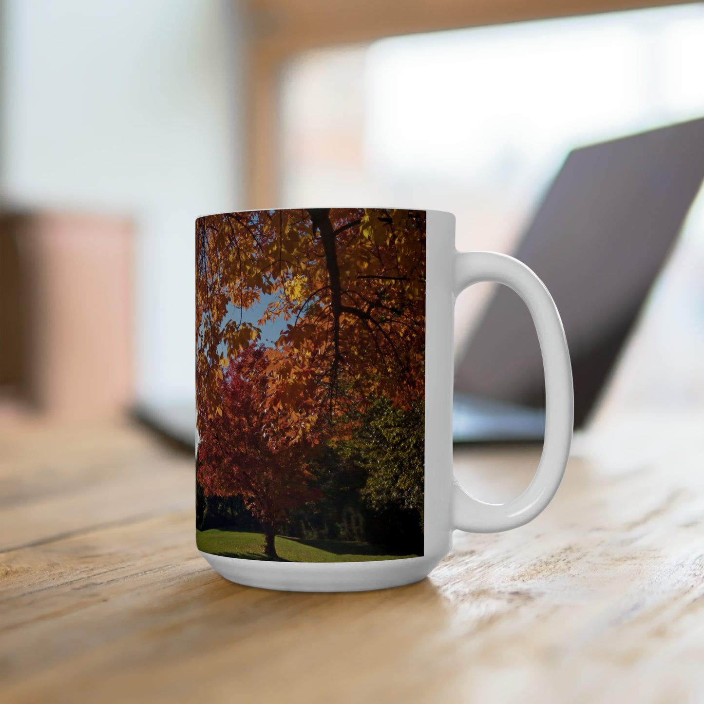 Autumn Light Ceramic Mug 15oz