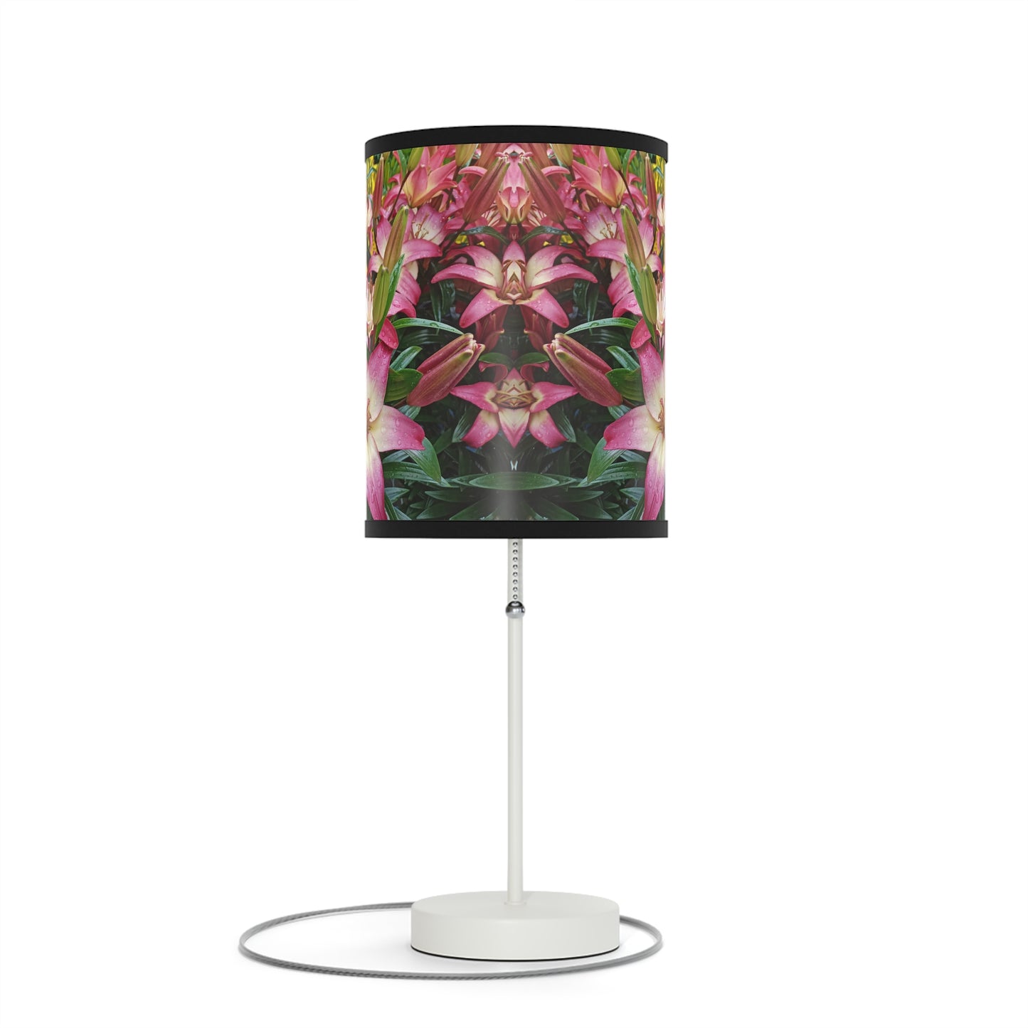 Lovely Lilies Lamp on a Stand