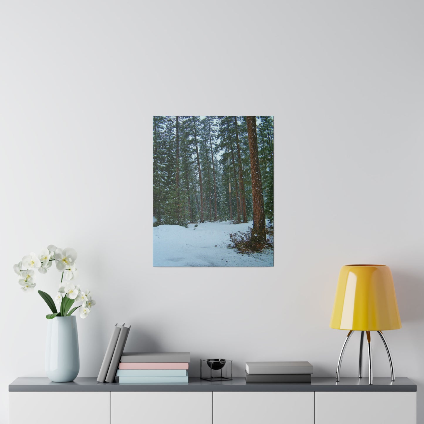 Snowfall Matte Canvas