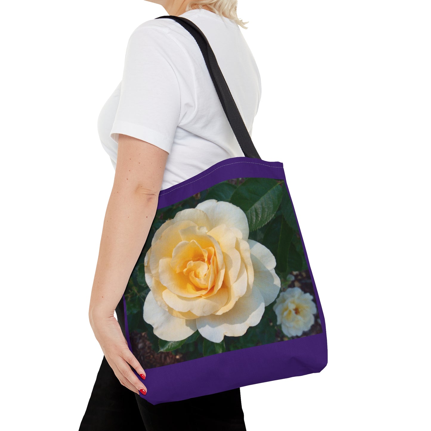 Cream Rose Tote Bag