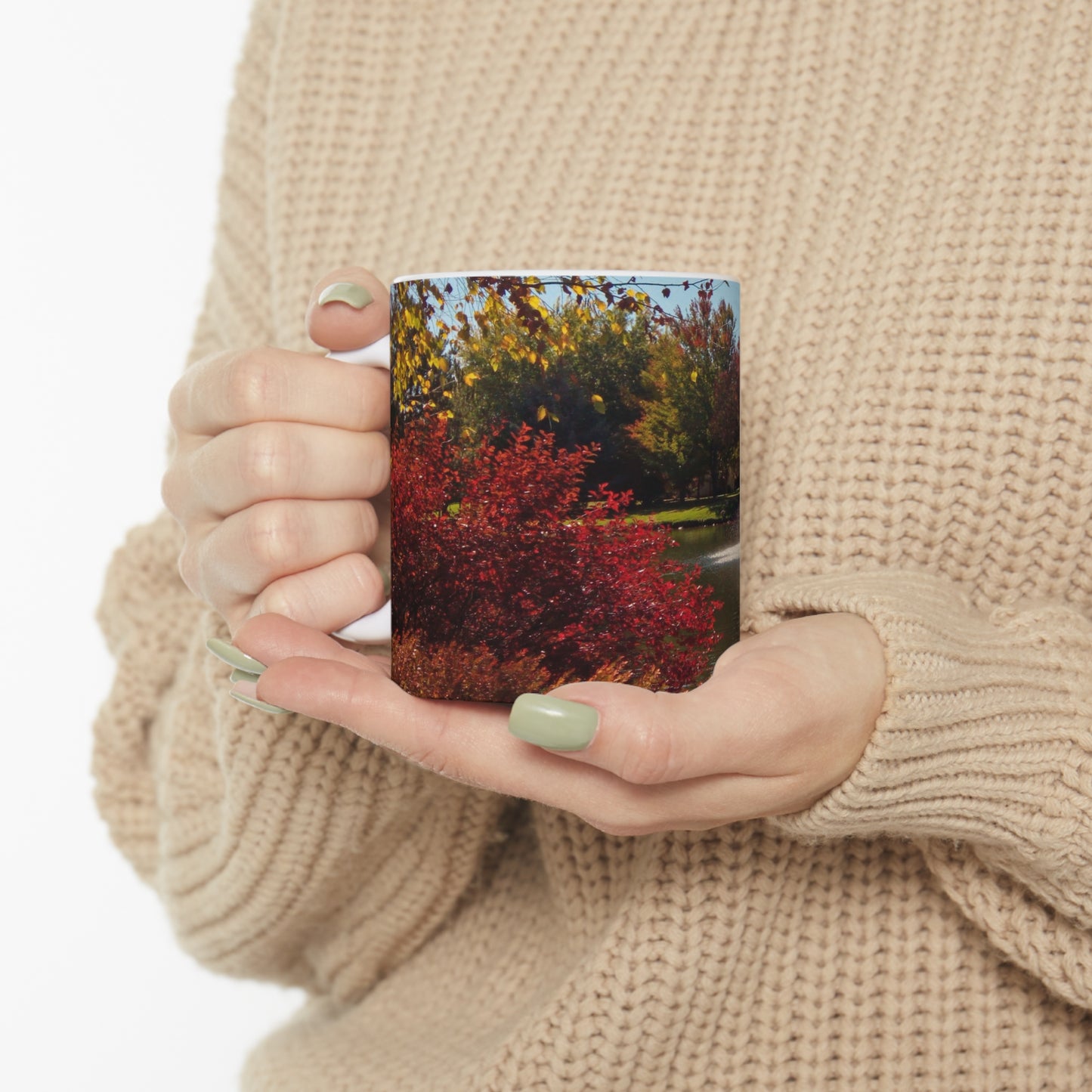 Autumn Fountain Ceramic Mug 11oz