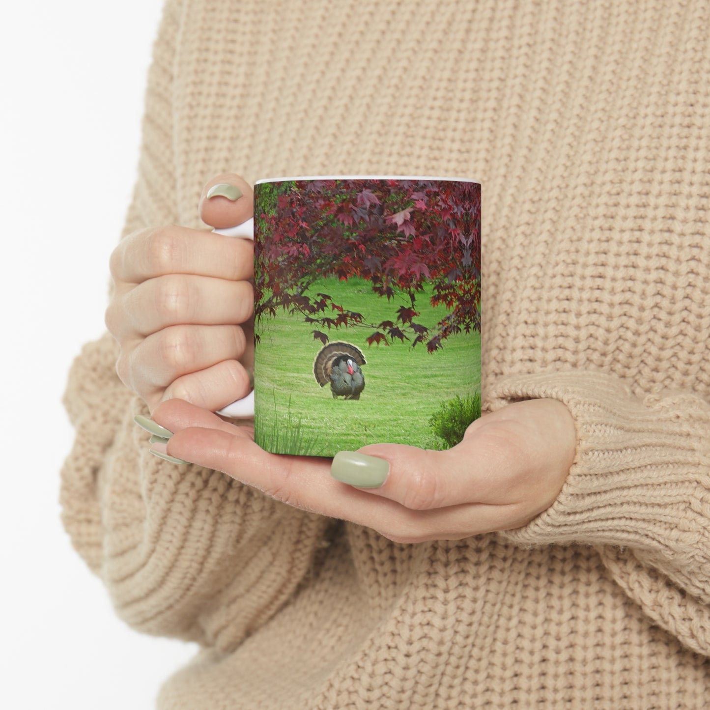 Autumn Turkey Ceramic Mug 11oz