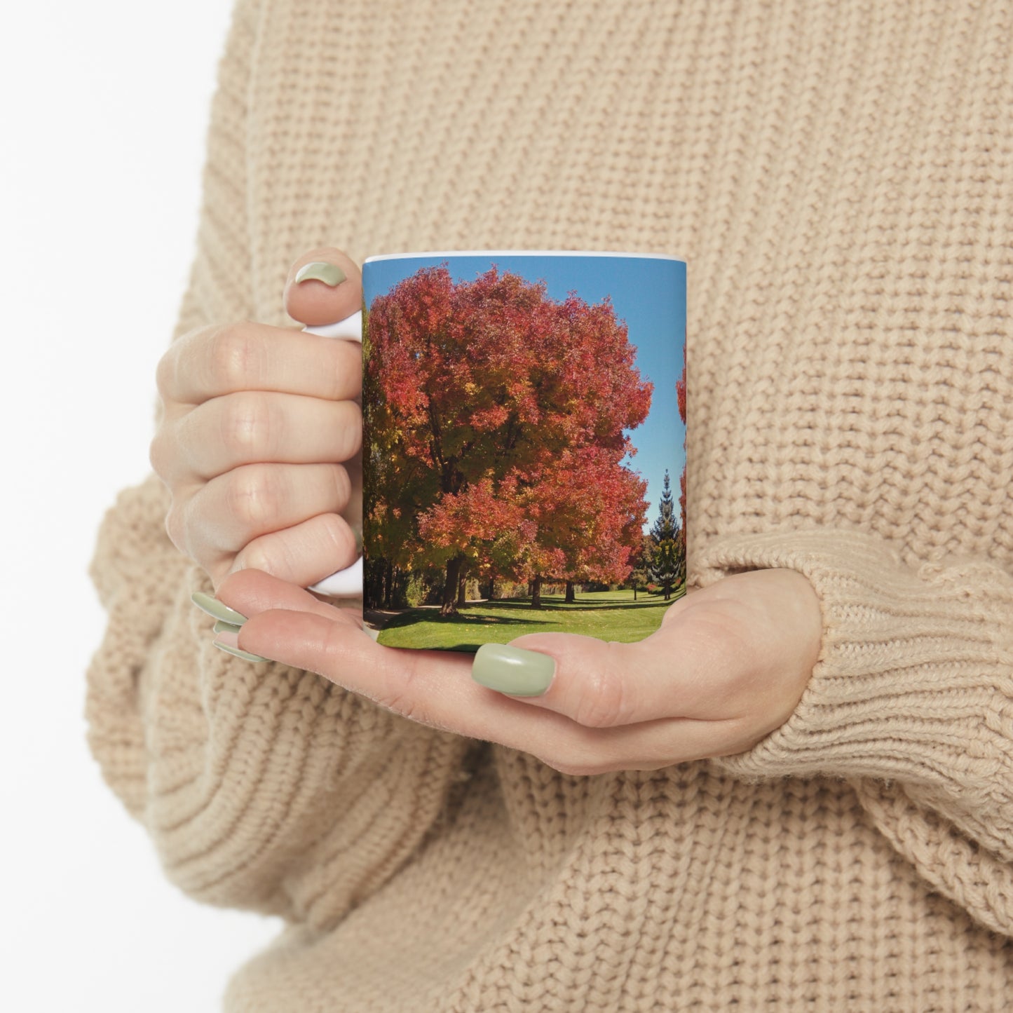 Autumn Tree Early Fall Ceramic Mug 11oz