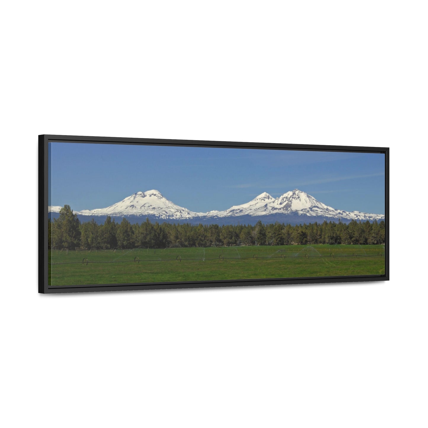 Mountain Field Gallery Canvas Wraps Panoramic Framed