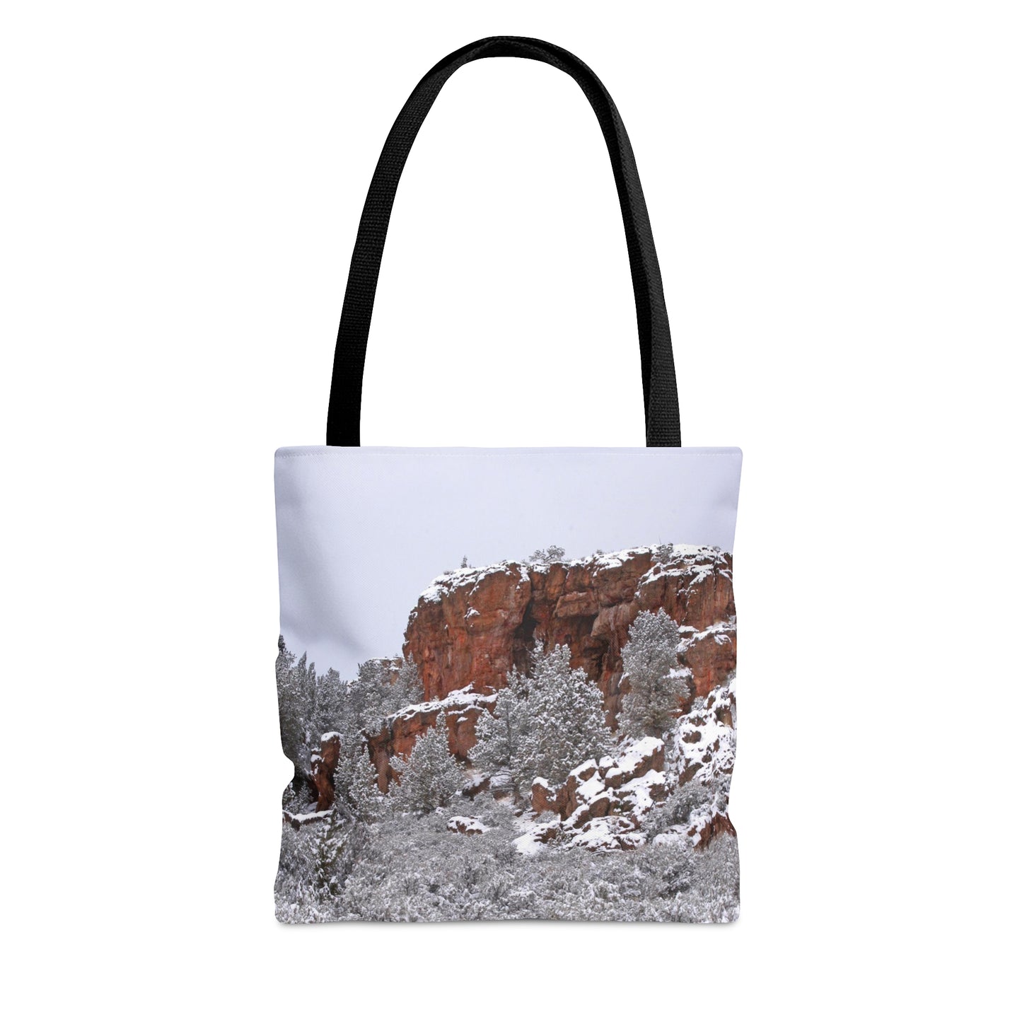 Winter Cliff Matte Tote Bag