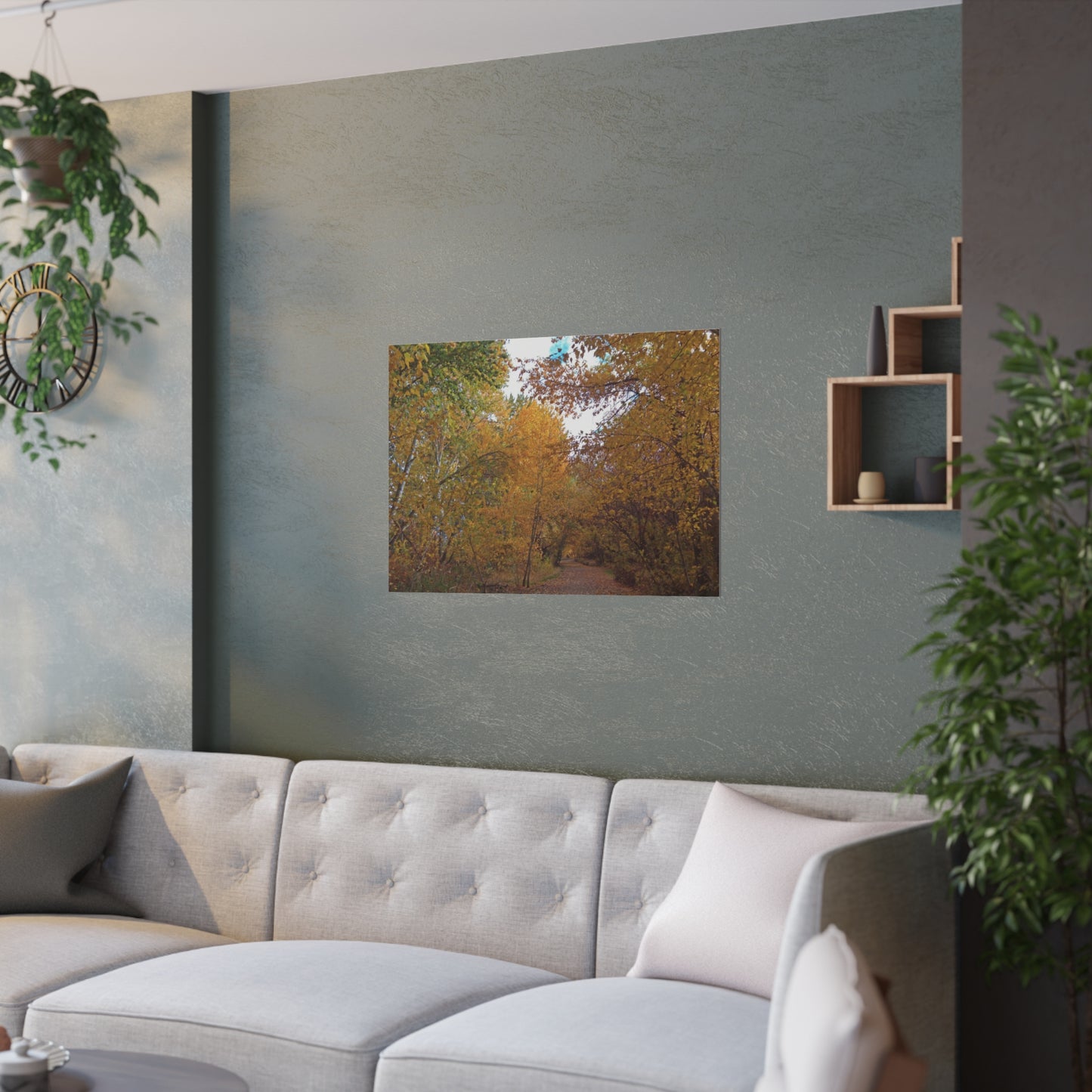 Autumn Lane Satin Posters