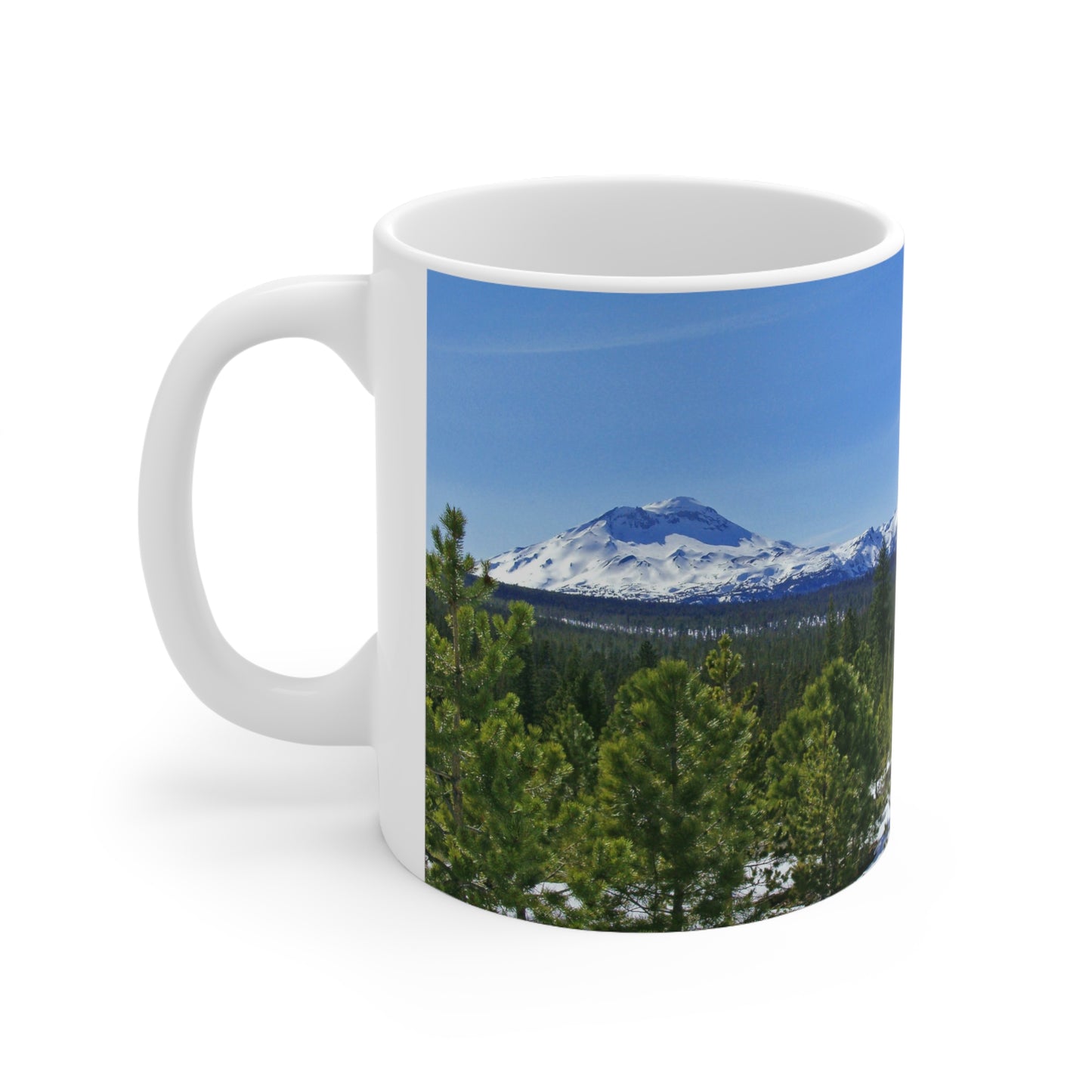 Winter South Sister Ceramic Mug 11oz