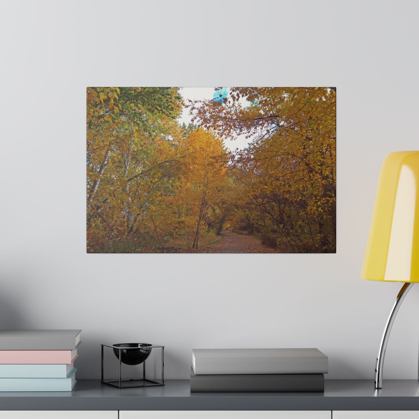 Autumn Lane Matte Canvas