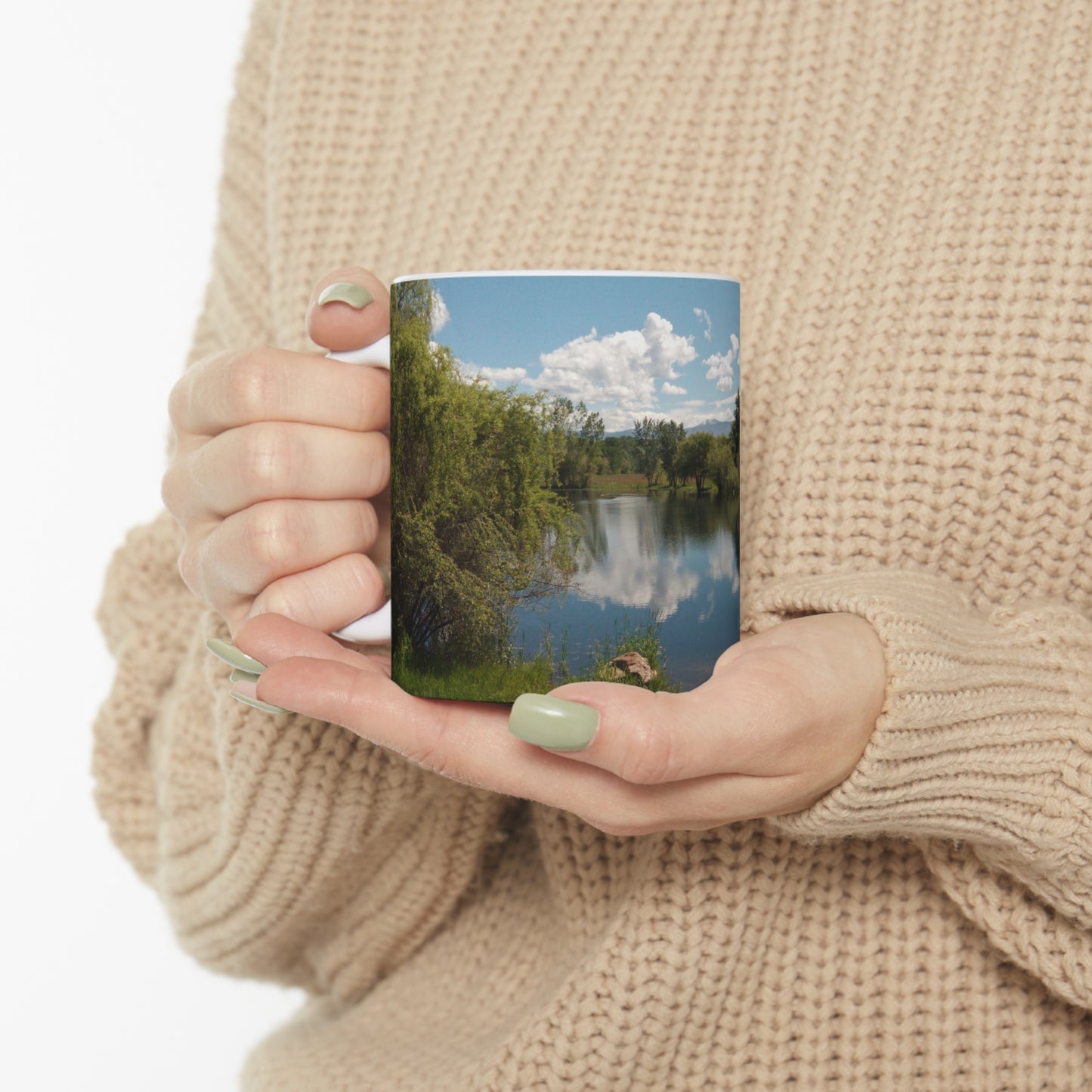 Peaceful Pond Ceramic Mug 11oz