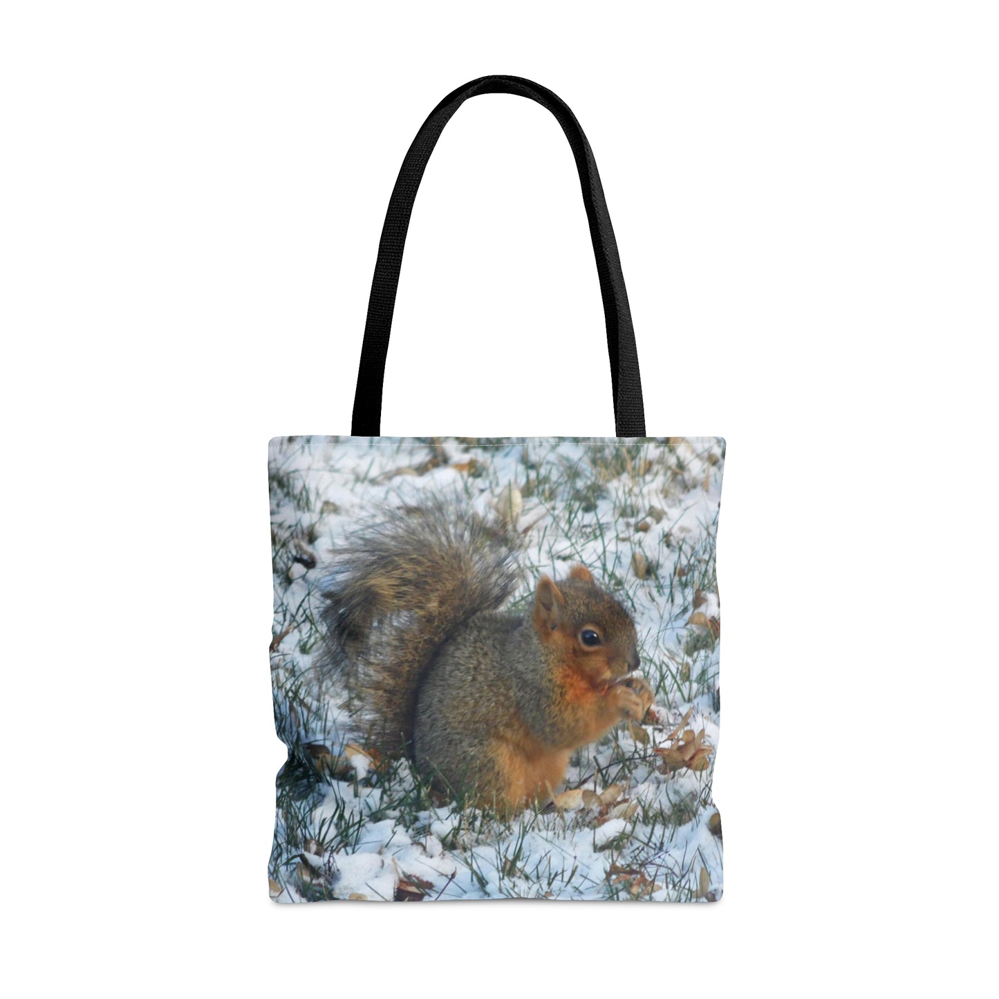 Winter Squirrel Tote Bag