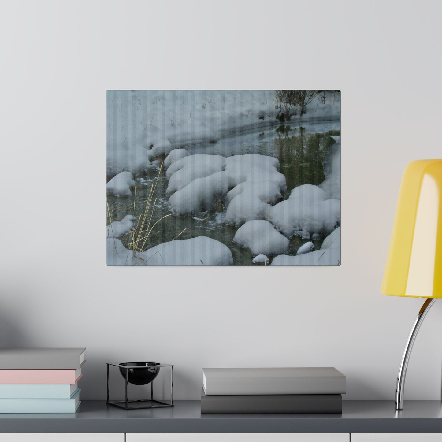 Snowy Islands Matte Canvas