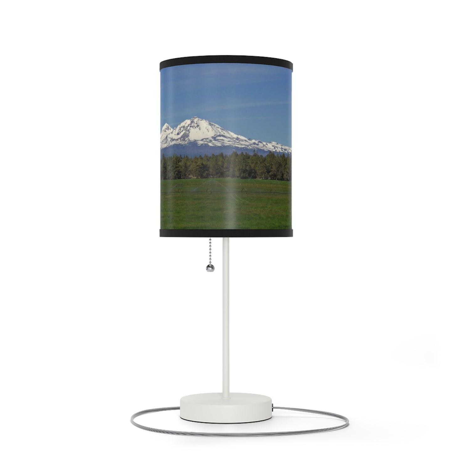 Mountain Field Lamp on a Stand