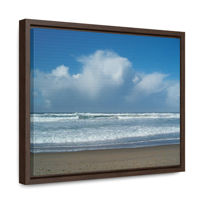 Blue Sky Beach Gallery Canvas Wraps Framed