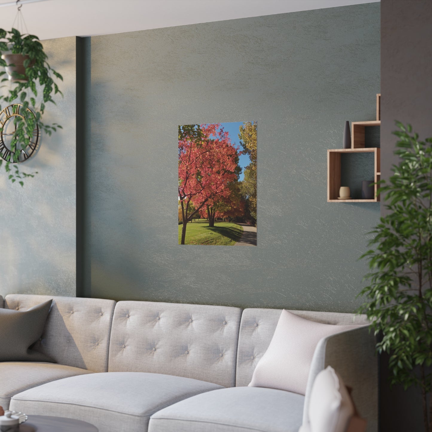 Autumn Glow Satin Posters