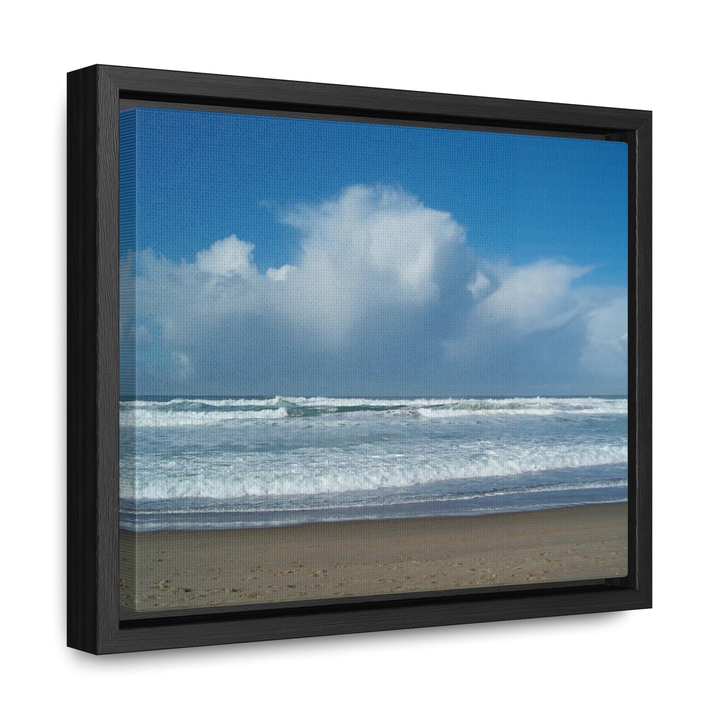 Blue Sky Beach Gallery Canvas Wraps Framed